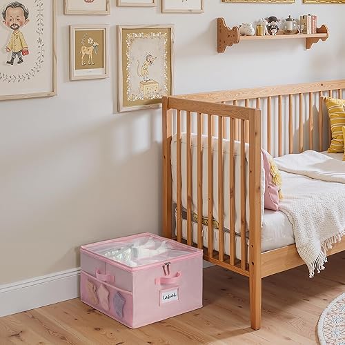 Miniatura 6 de GRANNY SAYS Organizador de zapatos para armario, se adapta a hasta 8 pares, paquete de 2 contenedores de almacenamiento de zapatos con bolsillo