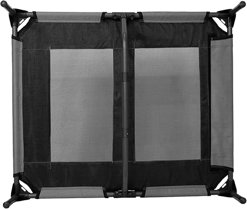 Miniatura 9 de Cama elevada para perros de 35 pulgadas con toldo, cama mediana impermeable y transpirable con tienda de campaña de sombra extraíble para