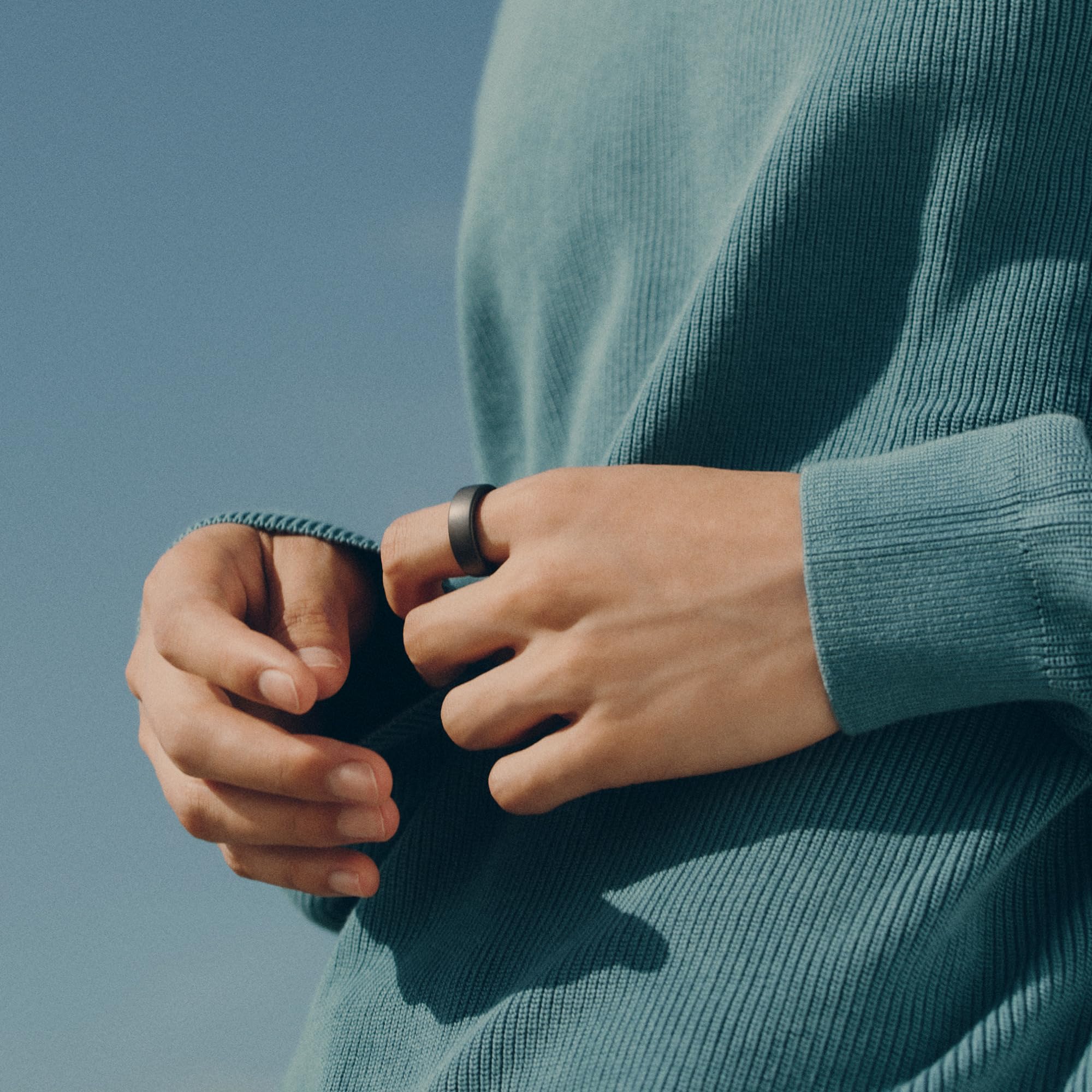 Oura Gen3 Horizon Smart Ring - Size 10, Stealth | Sleep Tracker