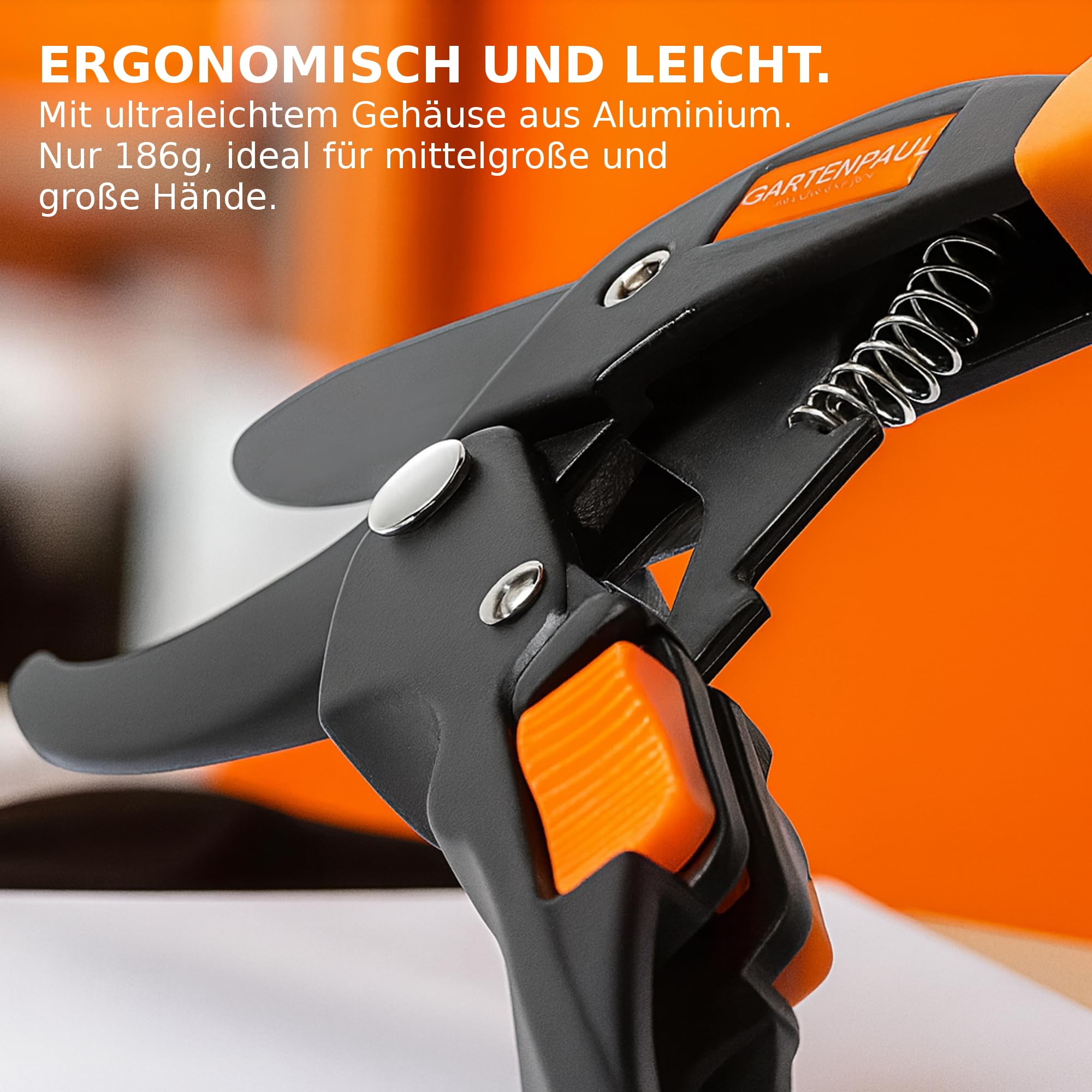 Profi Gartenscheren-Set Rollschere R1 + Lady Gartenschere, höchste Qualität seit 30 Jahren, präzise Garten-Schere Gartenwerkzeug Baumschere Astschere Blumenschere Rosenschere Schneider