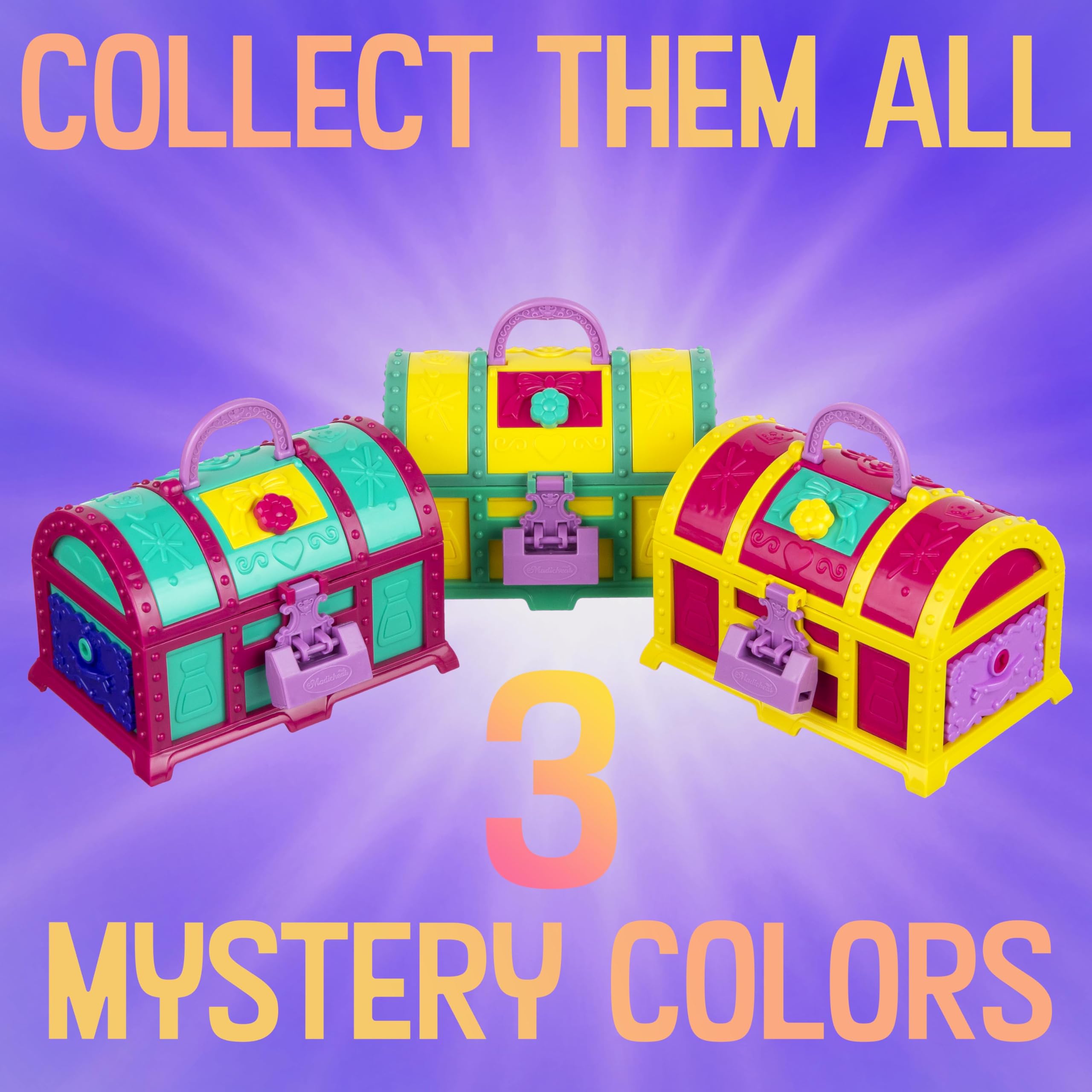 Expressions 1 pc Key & Lock Surprise Treasure Chest - 1 Pirate