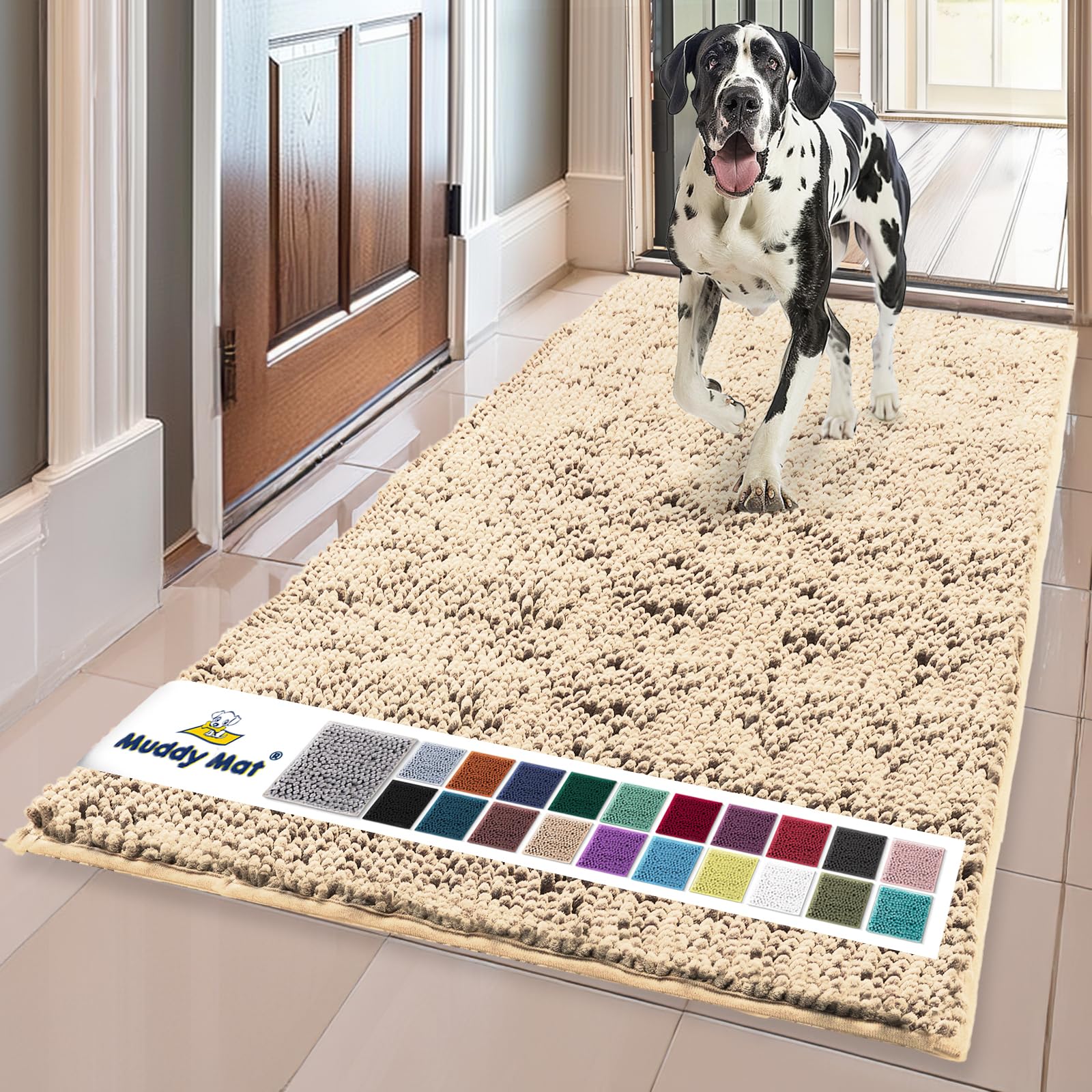 Amazon.com: Muddy Mat® | Super Absorbent Door Mat Indoor