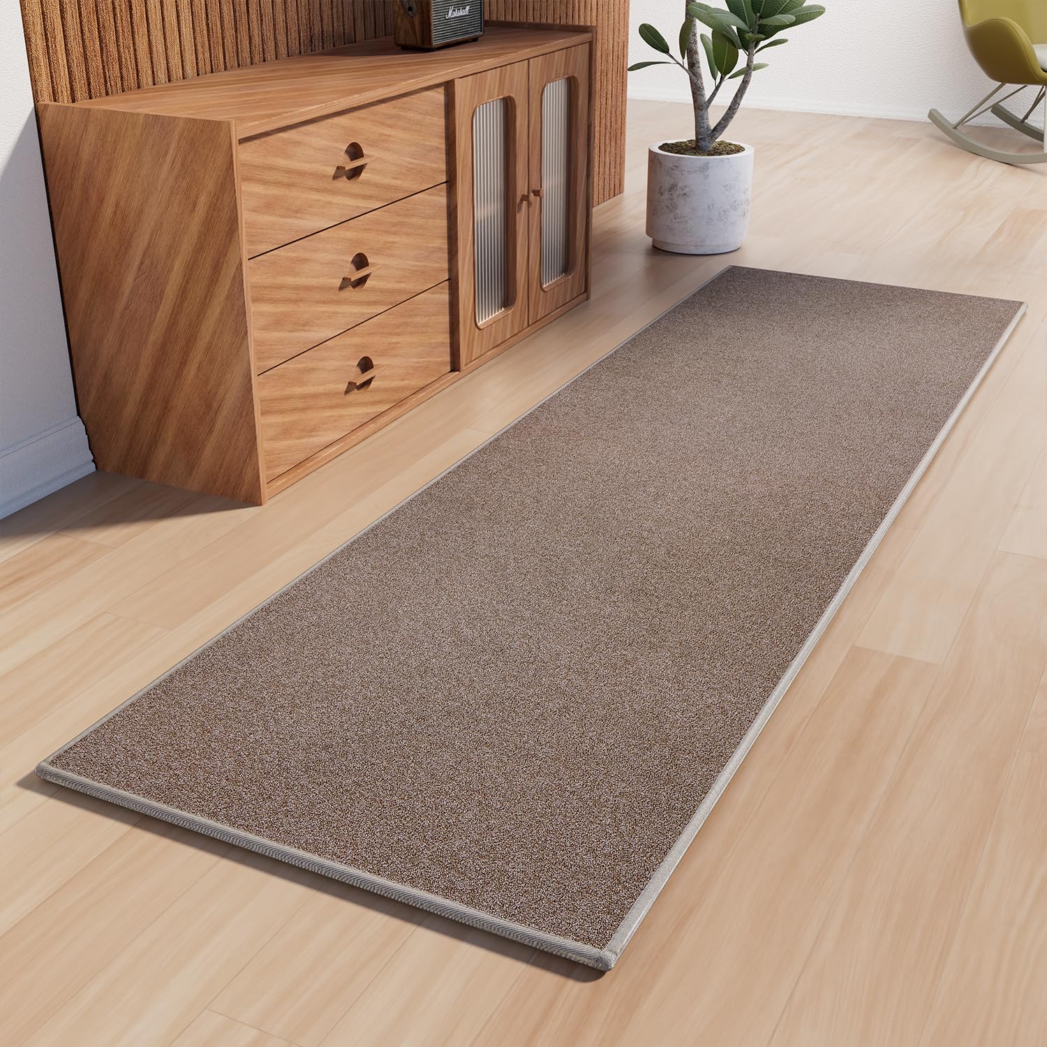 AREDO Runner Rug with Non Slip Rubber Backing, Washable Soft Floor Carpet for Kitchen, Hallway, Entryway Indoor, Bedroom, Laundry, Low Pile Area Rugs,
