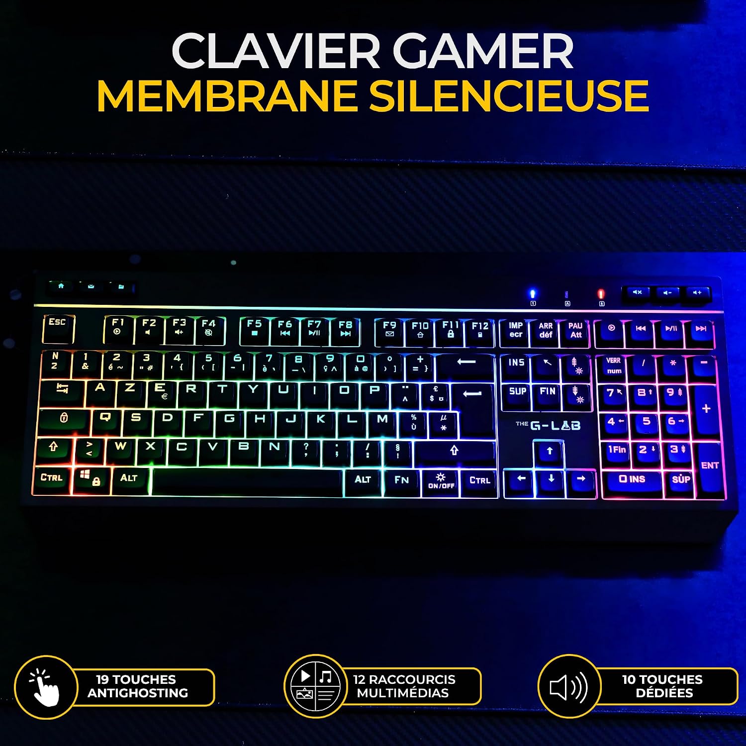 G-Lab Tungsten EX Keyboard with Anti-Ghosting and Multimedia Keys