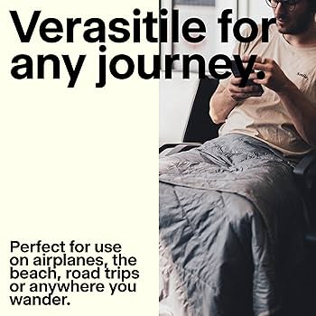 Amazon｜GRAVEL ポケッタブルトラベルブランケット 105 x 170cm