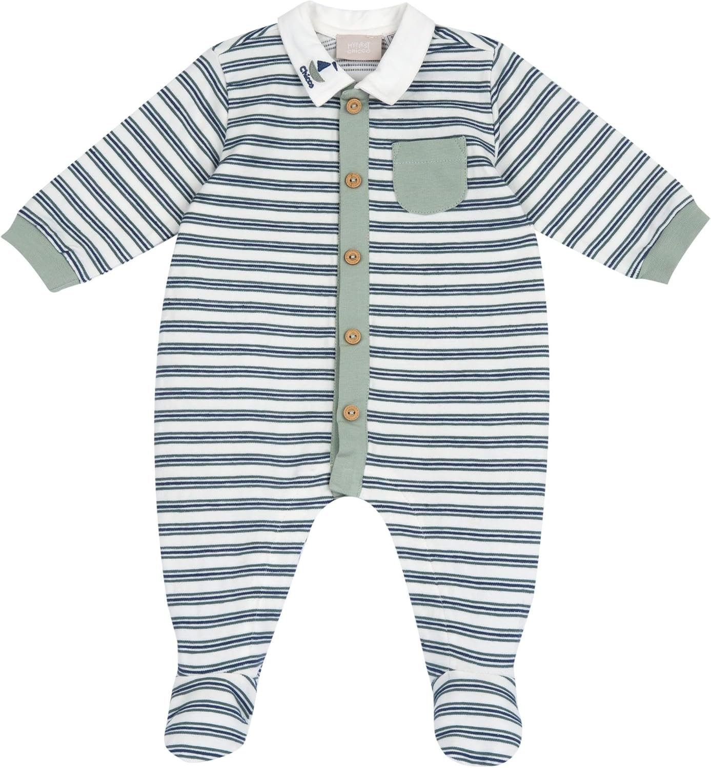 Chicco, Tutina Neonato e Neonata in Morbido Cotone, con Comoda Apertura Frontale, Ideale per Primavera ed Estate, Abbigliamento Bambina e Bambino, Designed in Italy