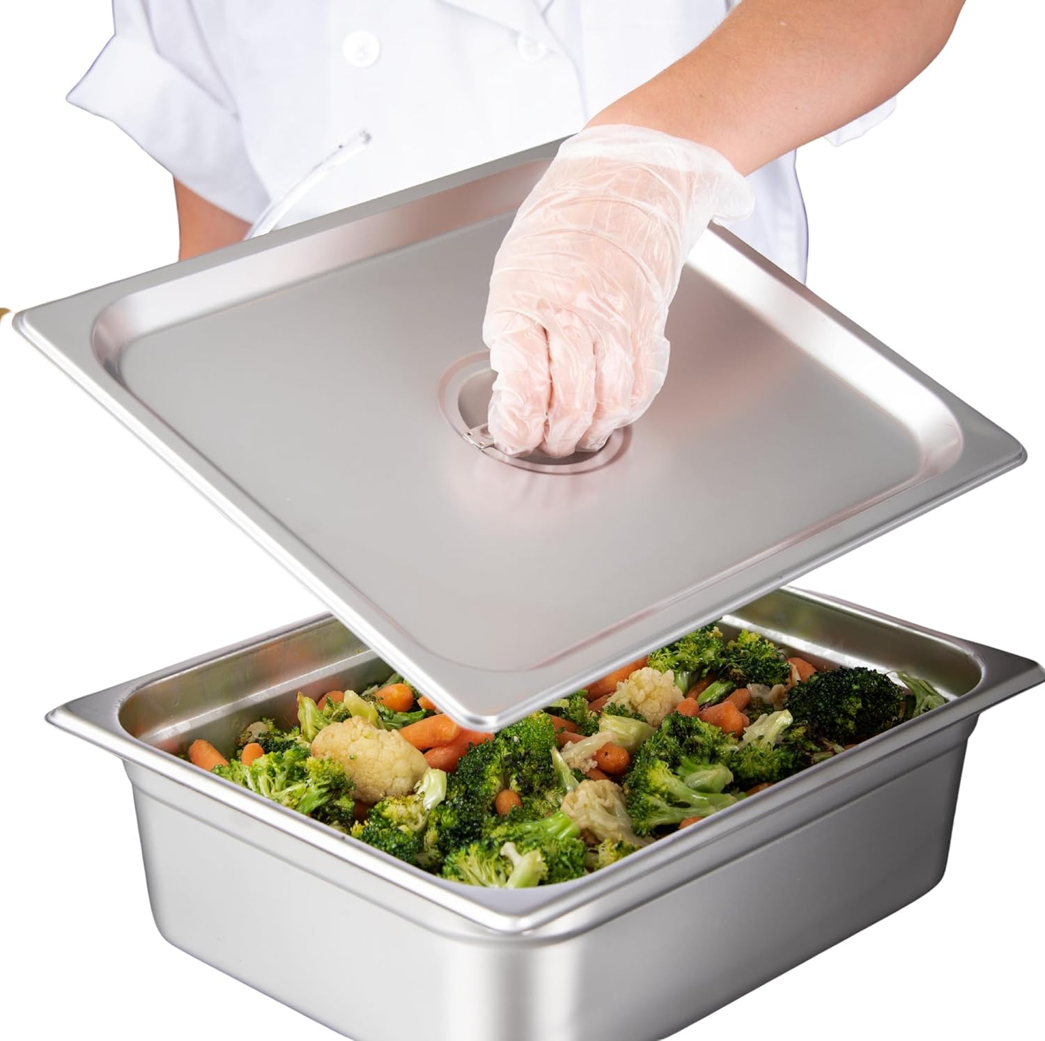 Carlisle FoodService Products Durapan HalfSize Stainless