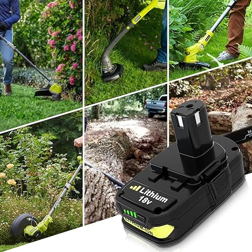 Miniatura 8 de Enermall Batería de 18 voltios de 3.6 Ah de repuesto para Ryobi batería de 18 V One Plus de iones de litio P108 P102 P103 P104 P105 P107 P190 P122,