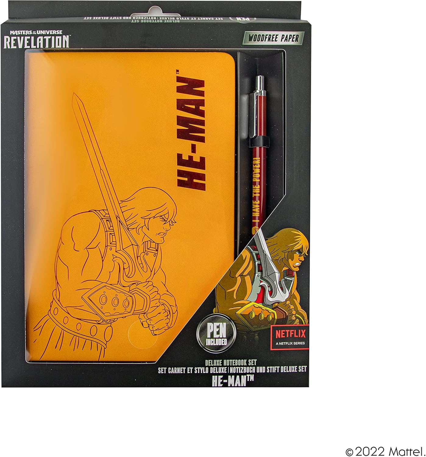 Cinereplicas Les Maîtres de l´Univers carnet de notes avec stylo He-man