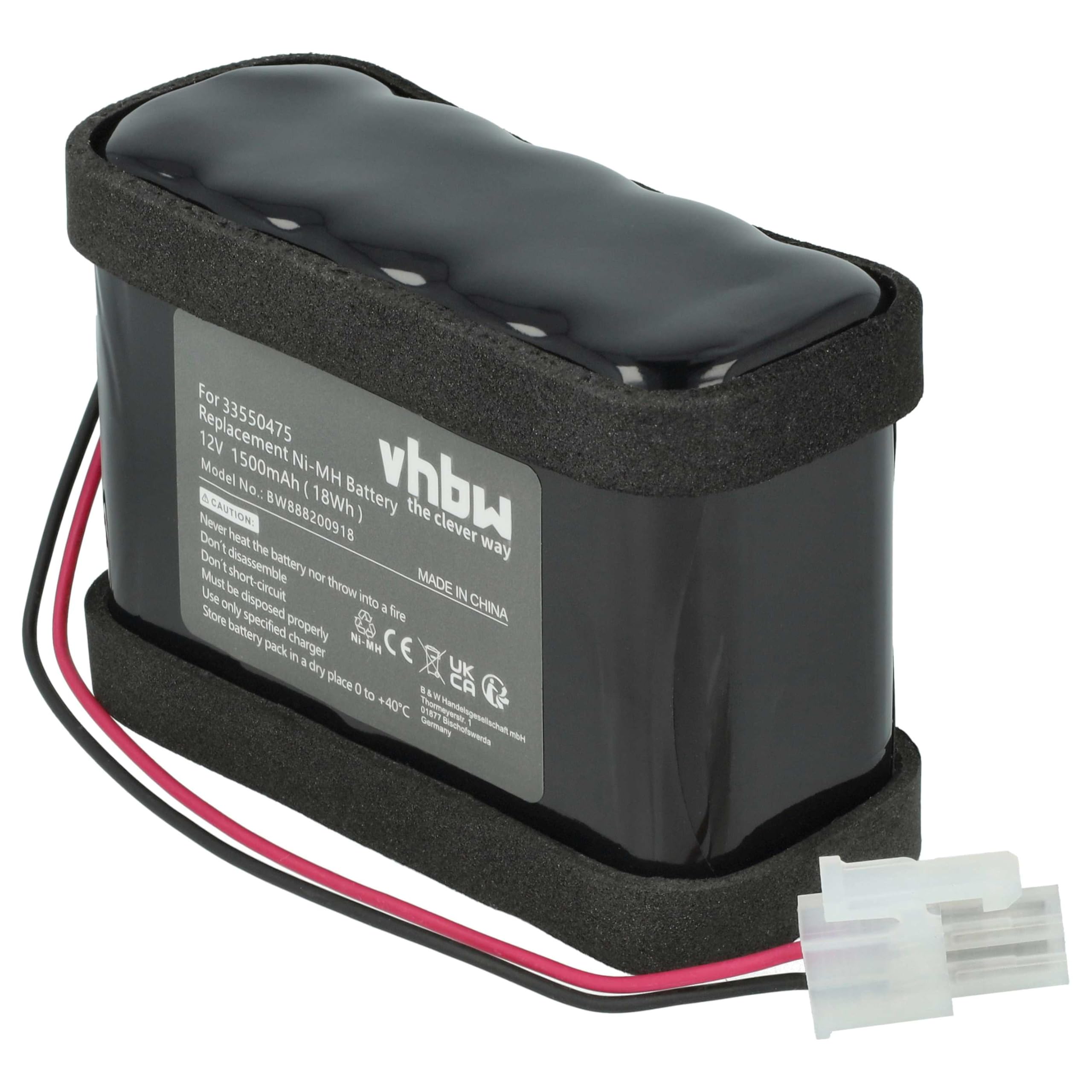 vhbw 2X Batterie Compatible avec Assa Abloy Besam USL-MEU 33550475