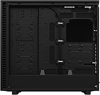 Vista 12 de Fractal Design Define 7 XL Negro de aluminio / acero cepillado sólido E-ATX Carcasa de computador de torre completa modular silenciosa