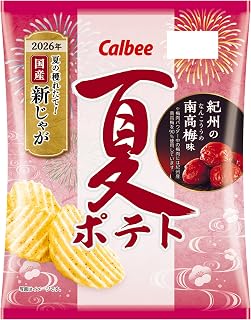 Calbee 卡乐比 夏季薯纪州南高梅味 60克×12袋