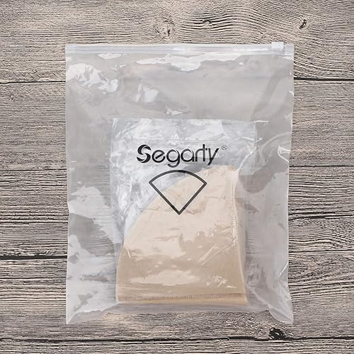 Miniatura 7 de Segarty Filtros de café en cono #2, paquete de 200 unidades, 2-4 tazas, color marrón natural sin blanquear, filtros de café desechables para verter
