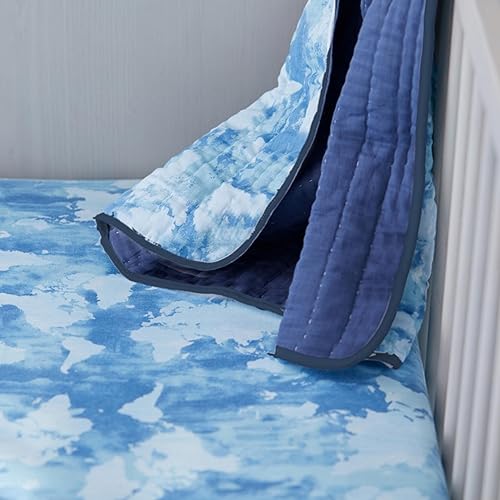 Miniatura 5 de HonestBaby Juego de sábanas bajeras unisex para cuna, colchón estándar, 100% algodón orgánico, para niños y niñas, neutro, 1 paquete, gris jaspeado,