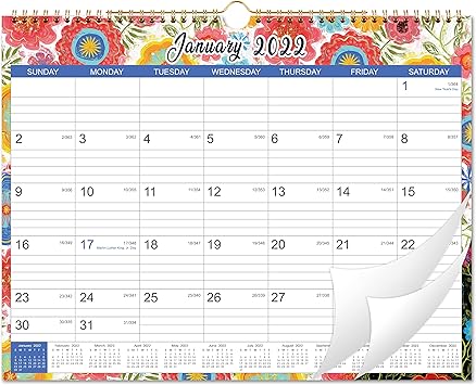 Julian Date Calendar 2022 Amazon.com : 2022 Wall Calendar - Wall Calendar 2022 From Jan 2022 To Dec  2022, 12 Monthly Wall Calendar With Julian Date, 14.75" X 11.5", Hung Wall Calendar  2022 With Six Different