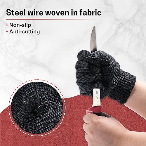 Miniatura 6 de goture Kit de pesca de cuchillo de filete, kit de limpieza de pescado, juego de cuchillos de filete, kit de pesca de filete, cuchillo de pesca con