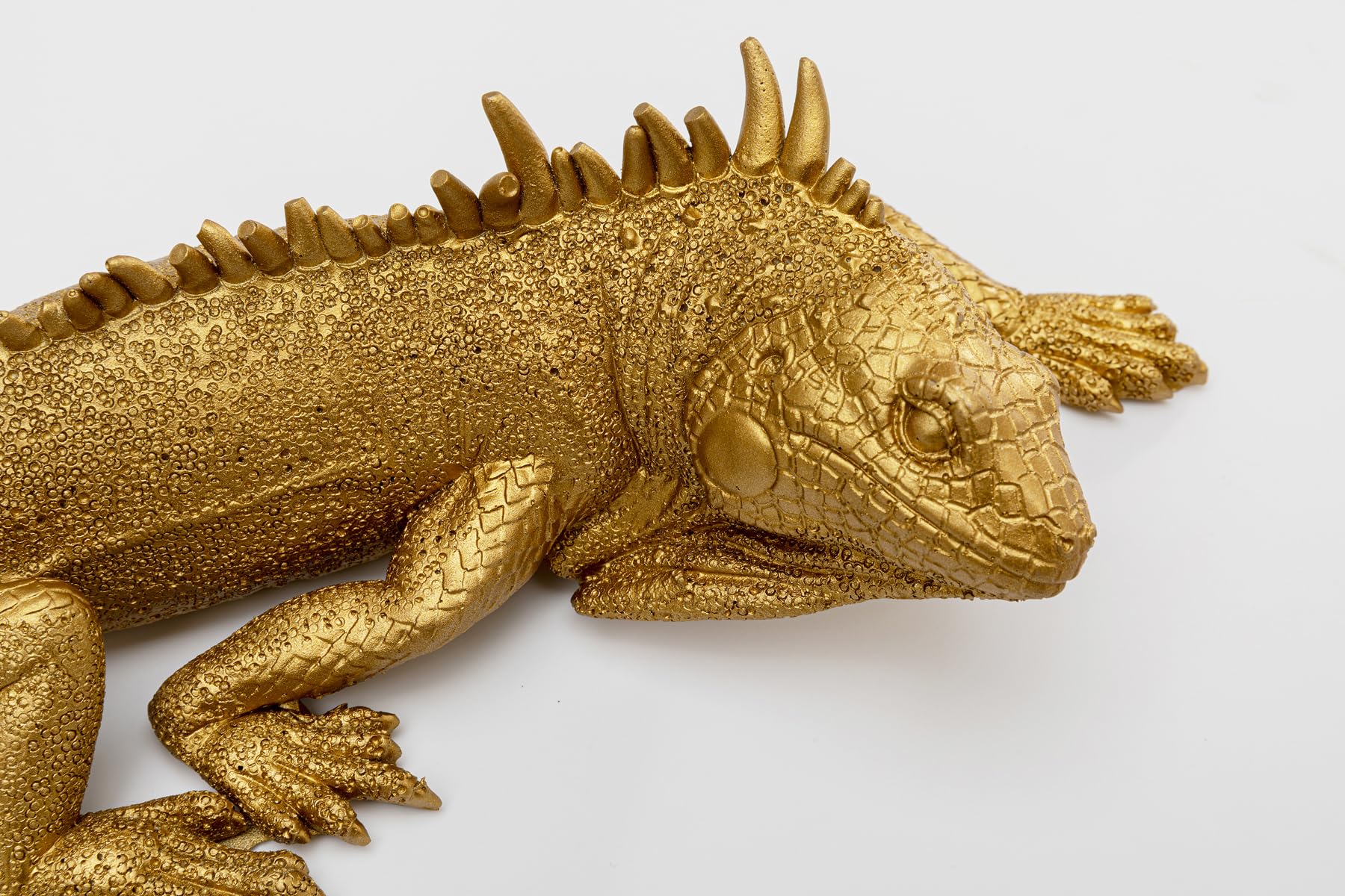 Kare Design decorazione da parete Lizard, oro, lucertola, decorazione casa, stile tropicale, natura, animali, 31x11cm (A/L)