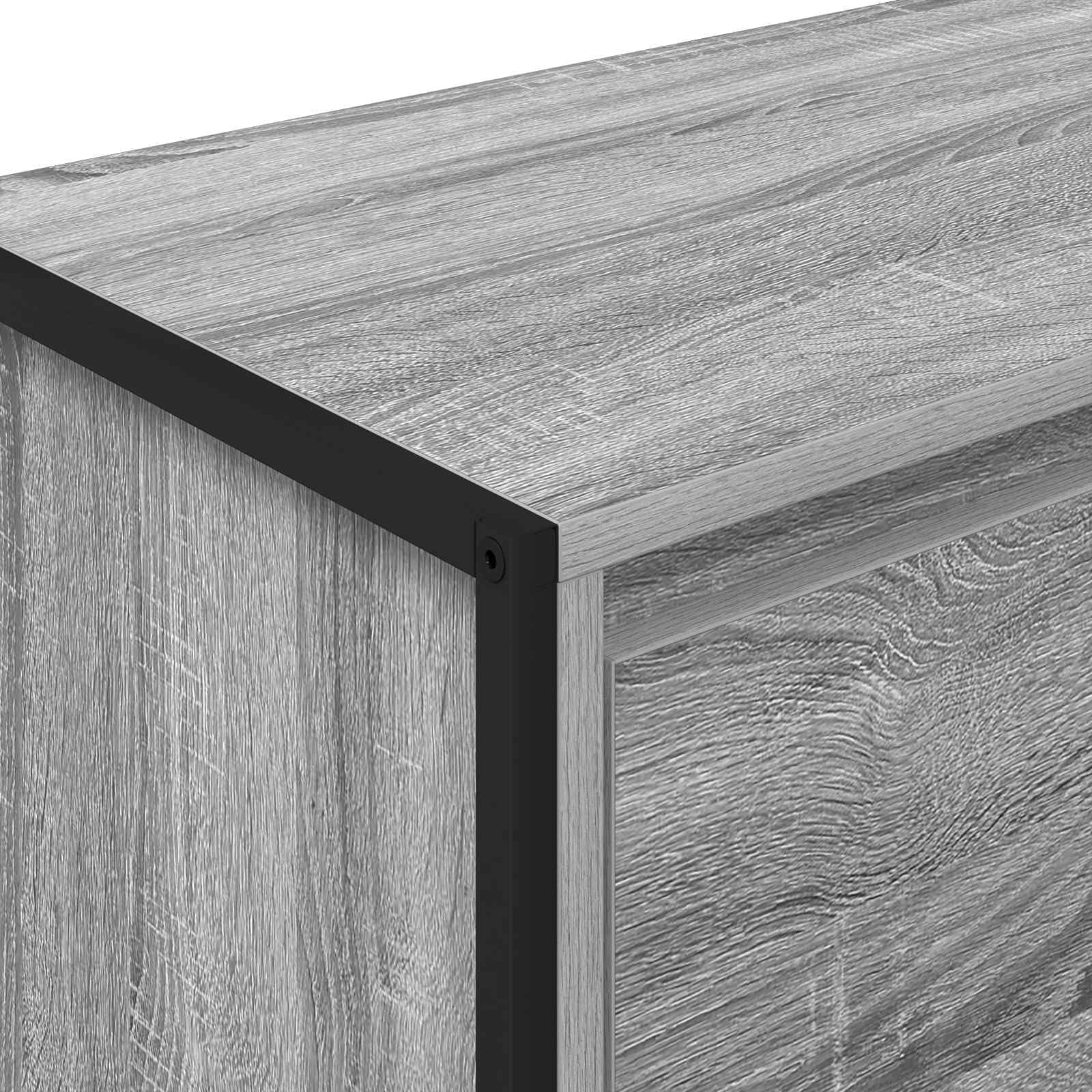 Credenza grigio Sonoma, 79 x 36 x 75,5 cm, in legno