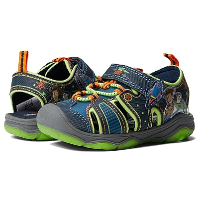 Josmo Toy Story Lighted Fisherman Sandal (Toddler/Little Kid) Boys Shoes Navy/Lime