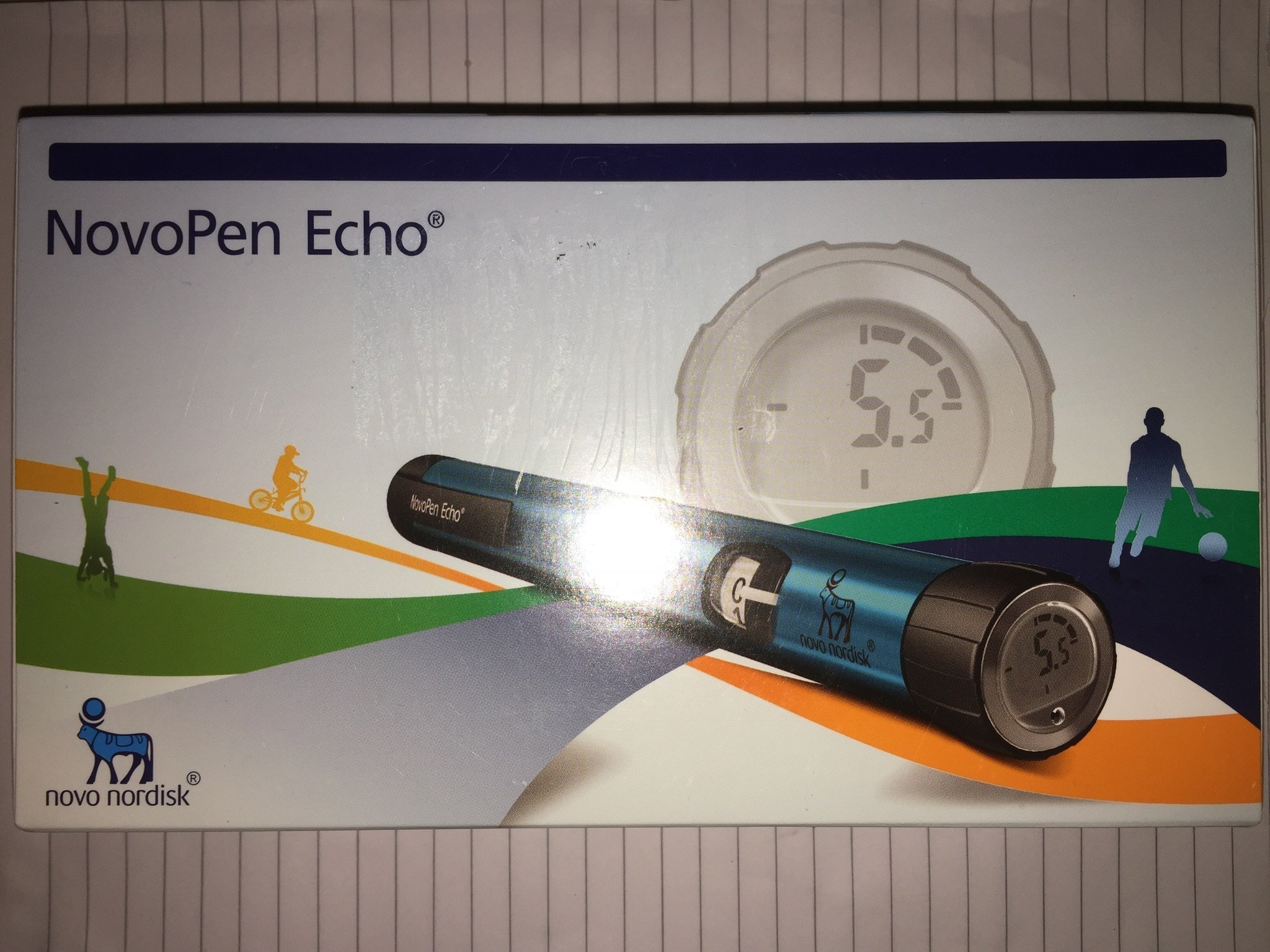 NOVOPEN Echo Injektionsgerät rot 1 St