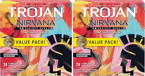Miniatura 9 de Trojan Nirvana Collection - Paquete variado de condones - 24 unidades