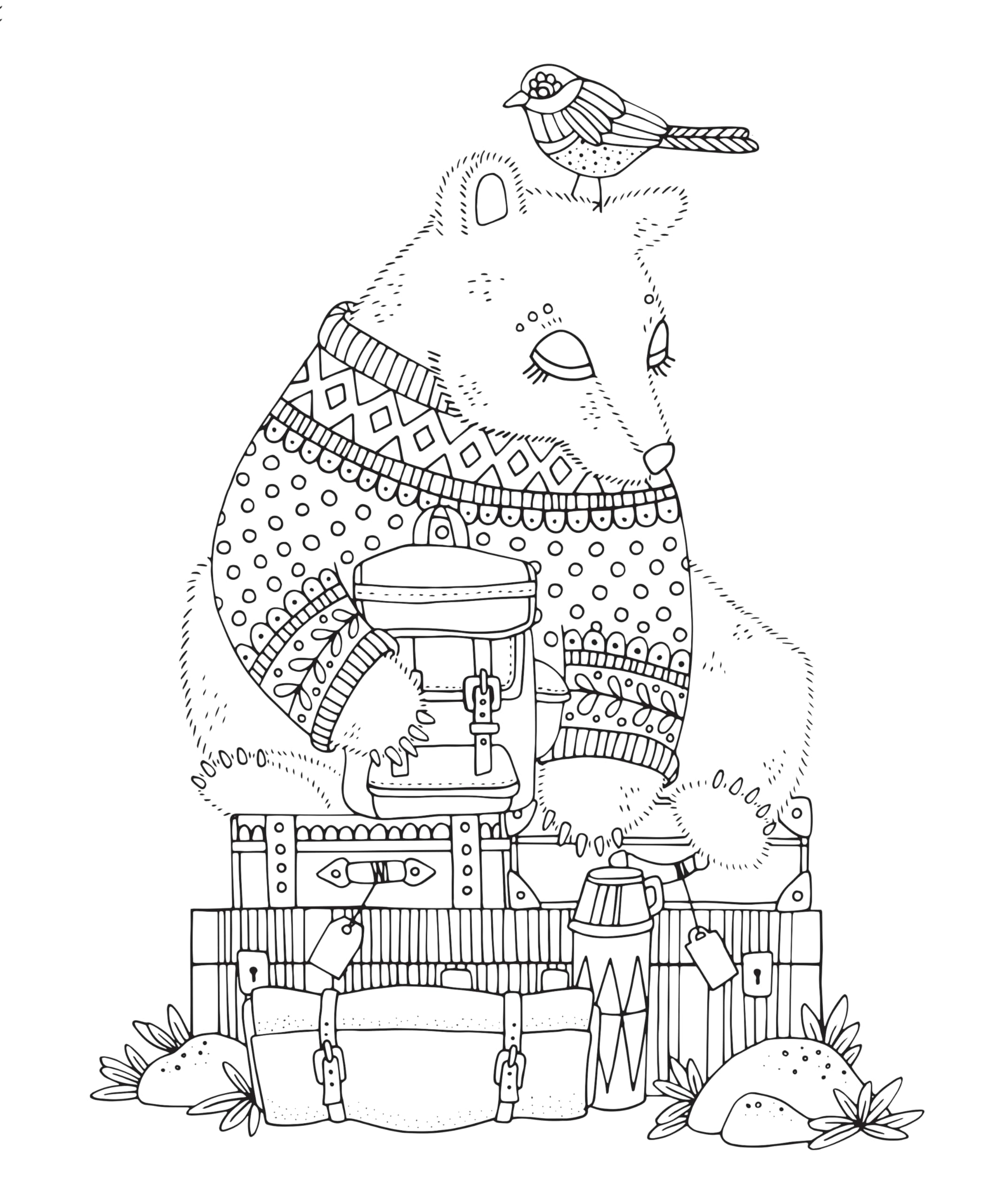 Contes de fées et légendes à colorier: + de 100 coloriages