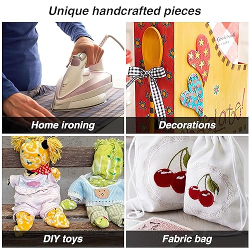 Miniatura 7 de OOTDAY Cinta de dobladillo para planchar, cinta de dobladillo fusible, cinta adhesiva para el dobladillo, 0.8 pulgadas de ancho 66210 pies de largo,