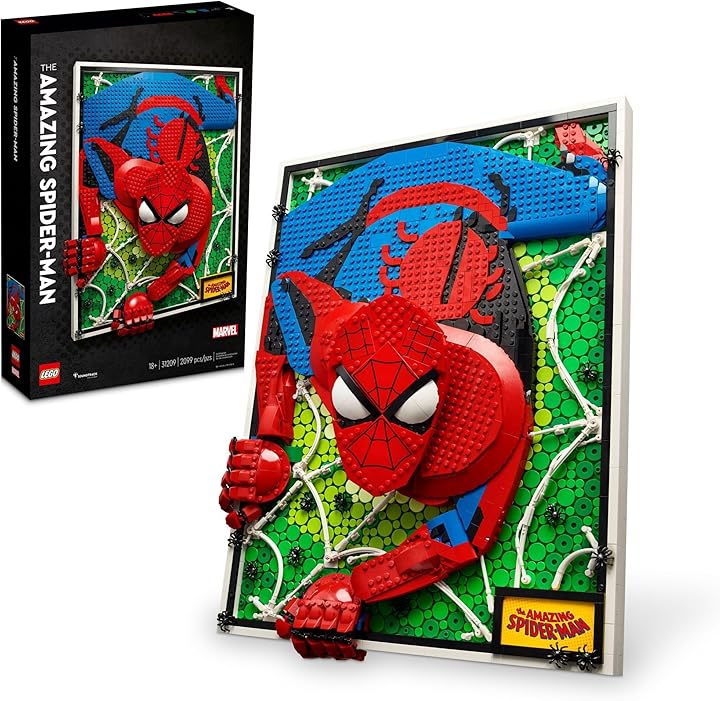 Lego art mattoncini per costruzione the amazing spider-man 6425635