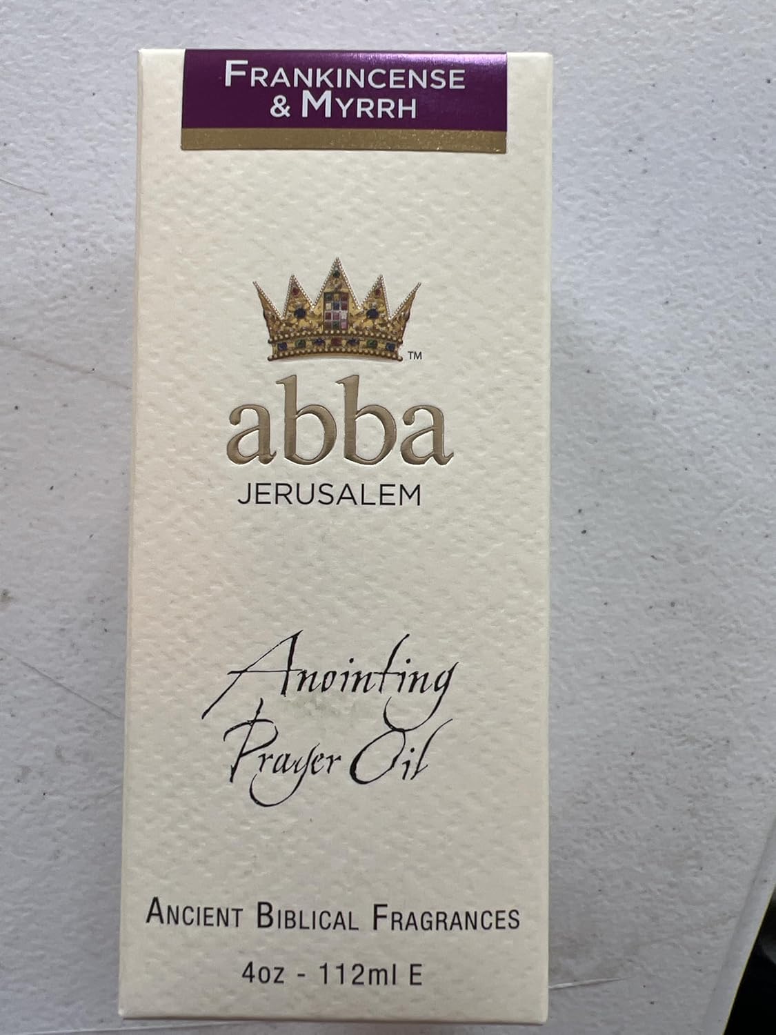 Abba Christian Products Frankincense & Myrrh Anointing Oil (4 oz) 1 pk, FMN4, 4 Ounce