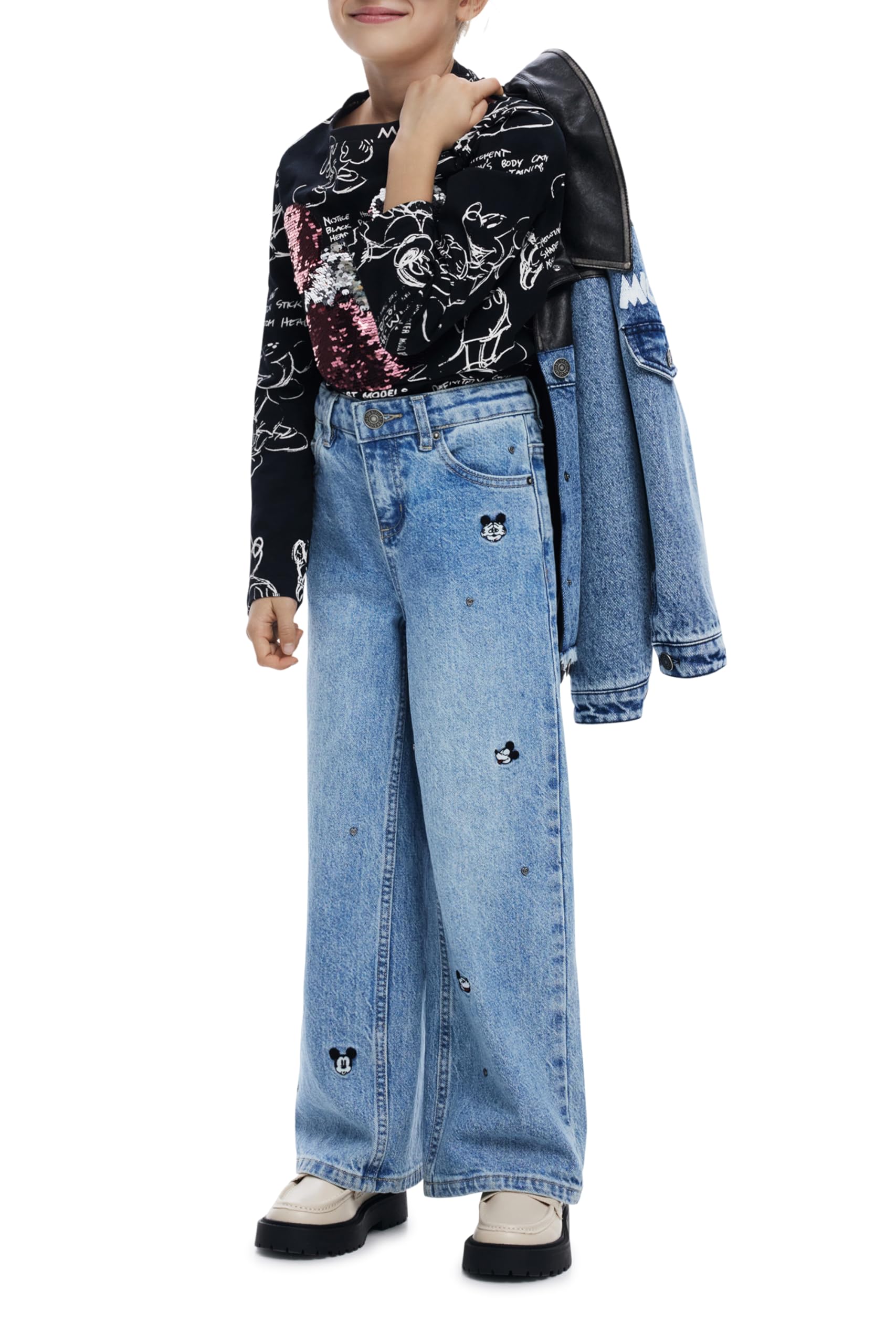 Desigual Jeans Bambine e Ragazze