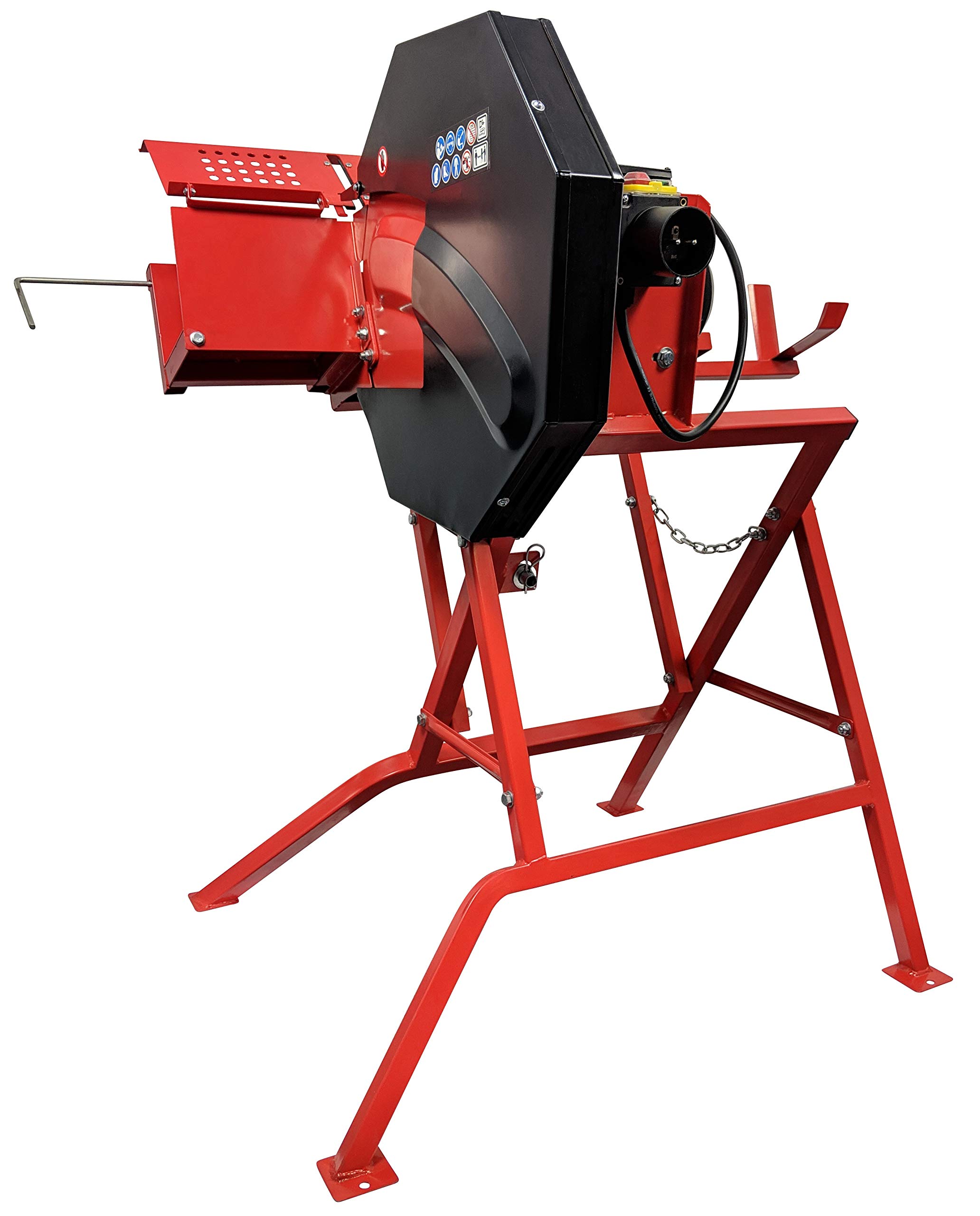 CROSSFER Wippsäge 230V Brennholz Säge inkl. 400mm HM Kreissägeblatt