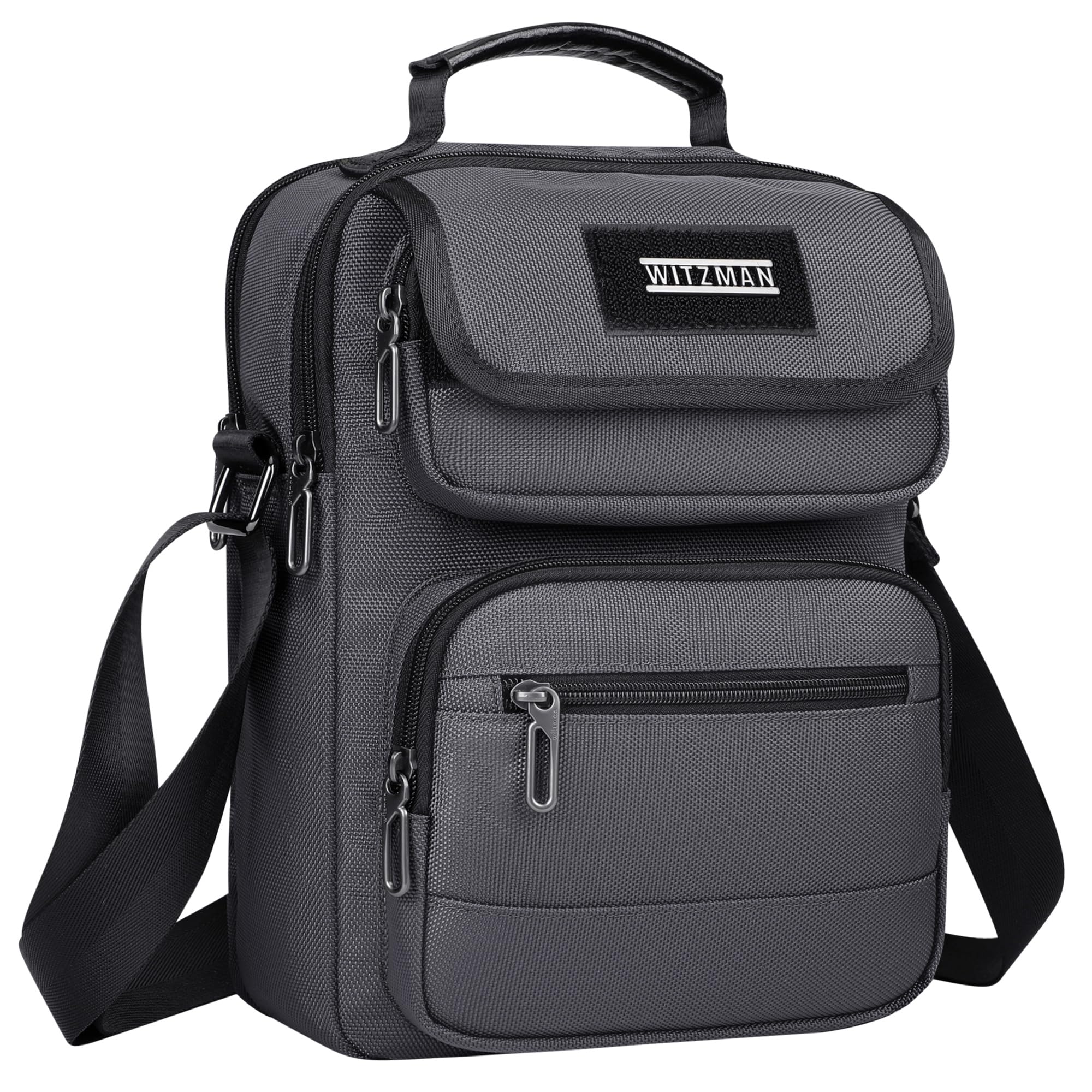 WITZMAN Umhängetasche Herren Handtasche Leicht Fit 11 Zoll IPad Schultertasche Herren Crossbody Shoulder Bags für Geschäftsreisen