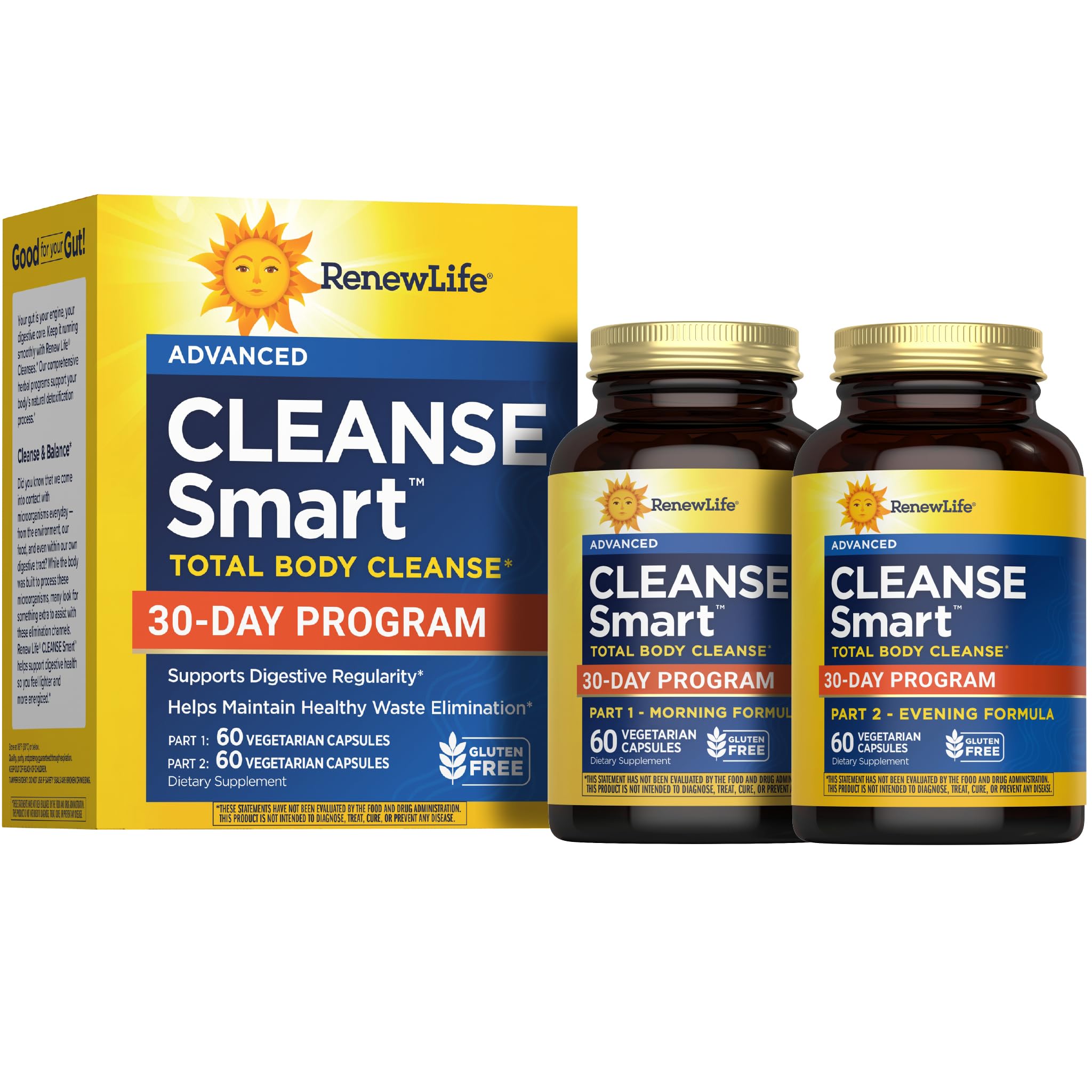 Cleanse Smart Total Body Vegetarian Capsules, 120 Capsules