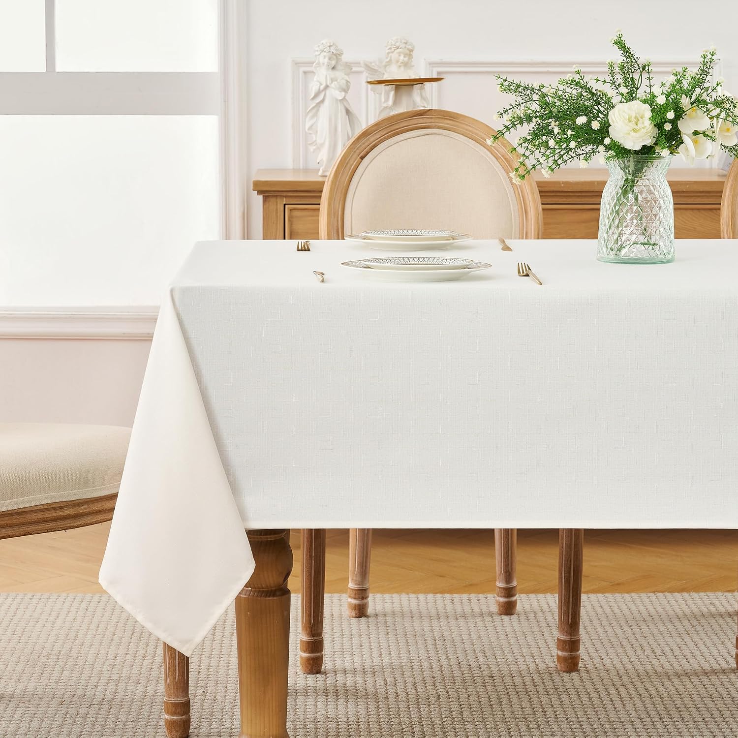 Amazon.com: POSEAT Tablecloth Rectangle 60