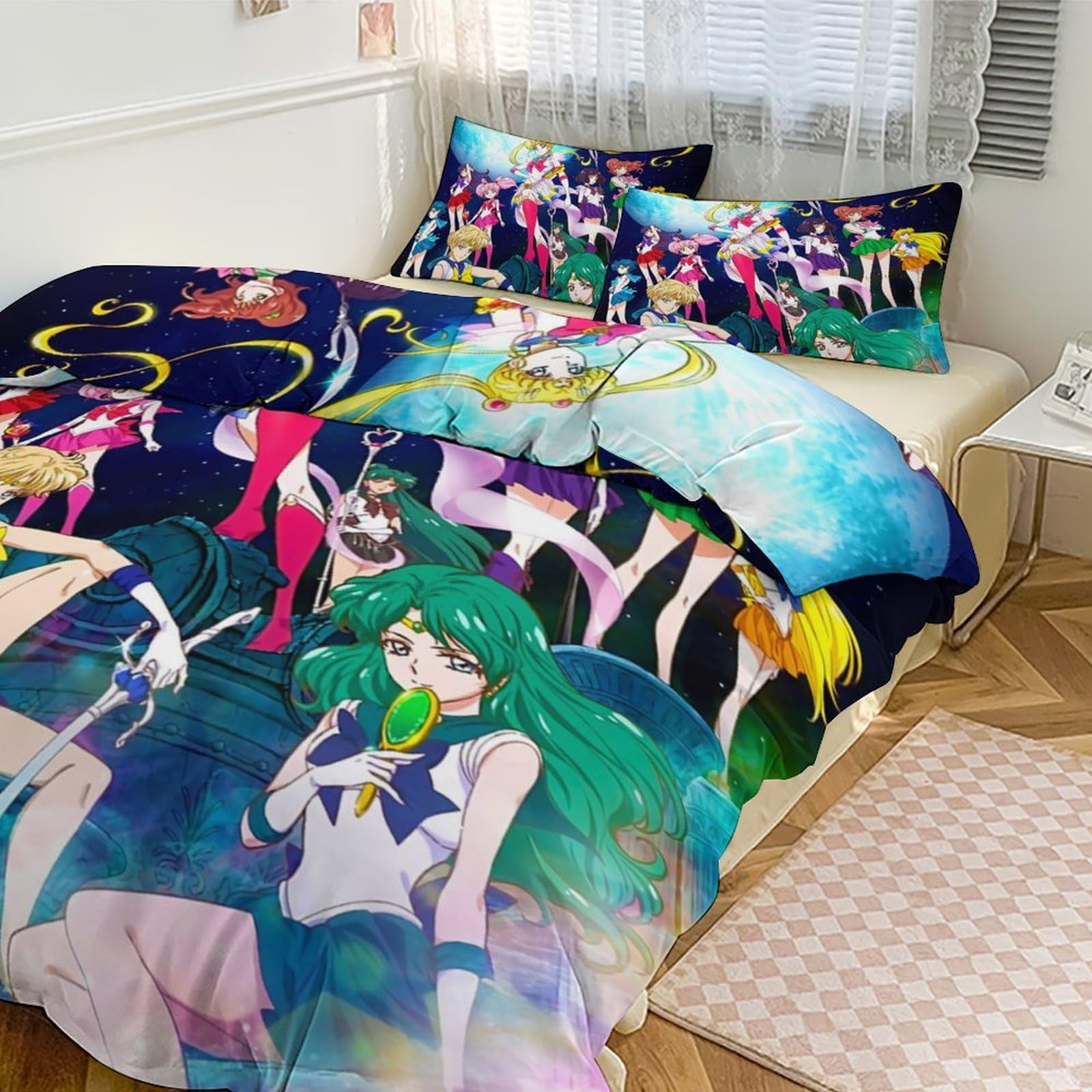 Amazon｜布団カバー 3点セット 厚手 美少女戦士セーラームーン 月野  