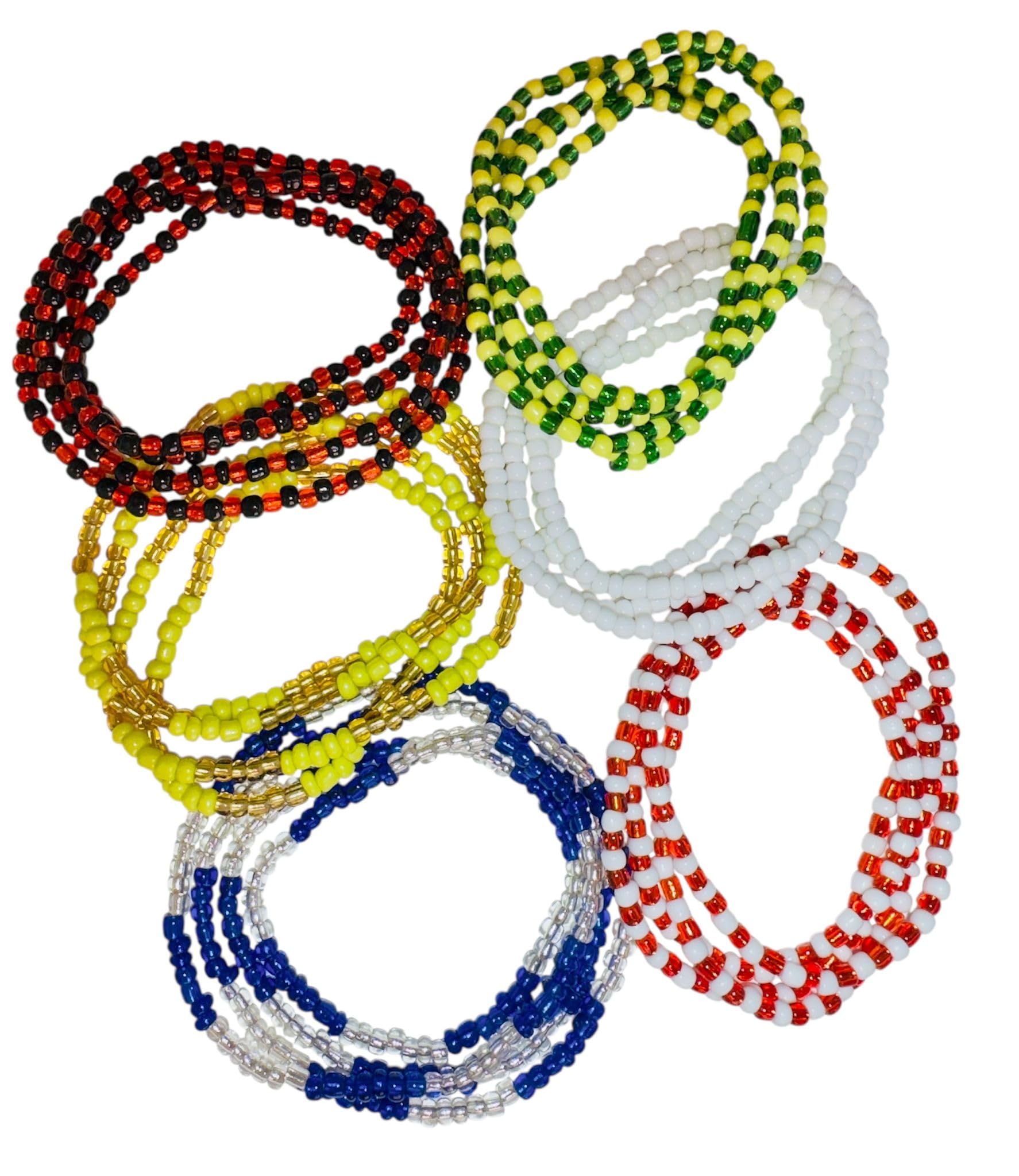 Conjunto de 6 Collares de Fundamento – Religión yoruba (santería cubana) – Eleguá, Orula, Obatalá, Changó, Ochún y Yemayá | Yoruba Creations