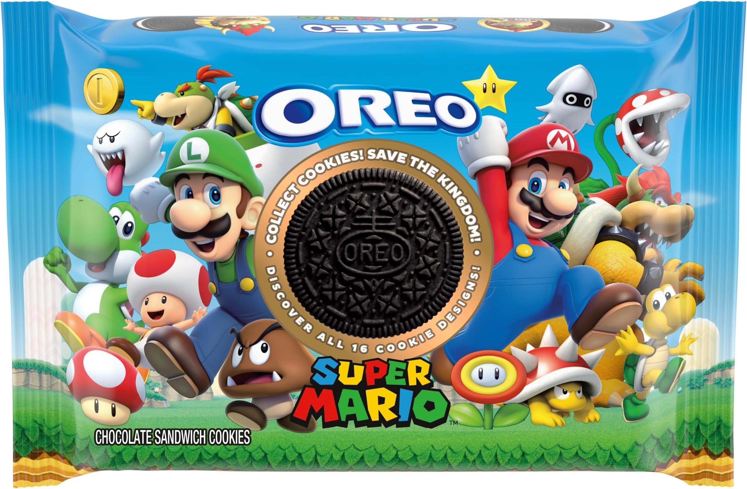 Super Mario™ OREO Chocolate Sandwich Cookies, Limited Edition, 12.2 oz