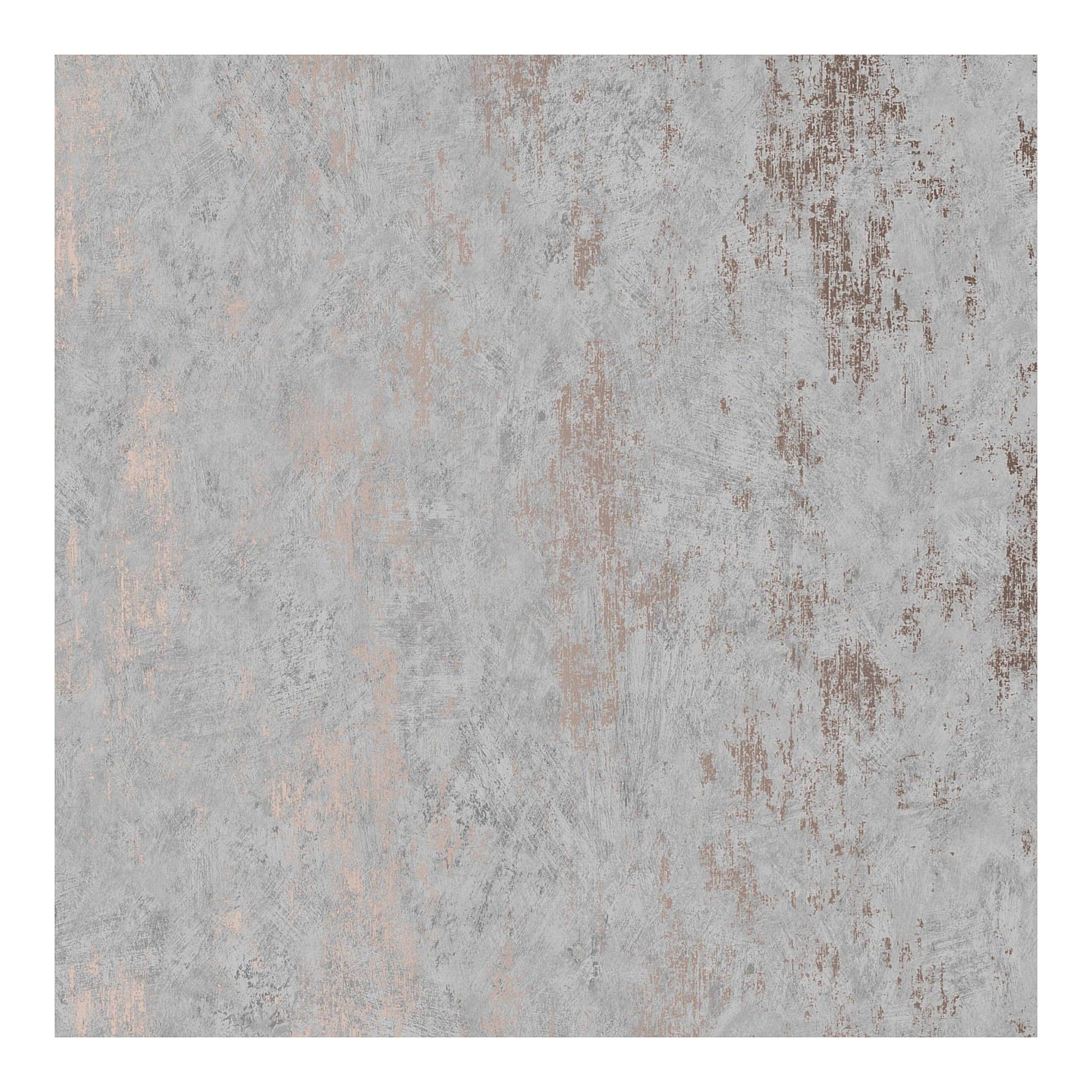 Sublime Distressed Texture Rose Gold Wallpaper from B&Q