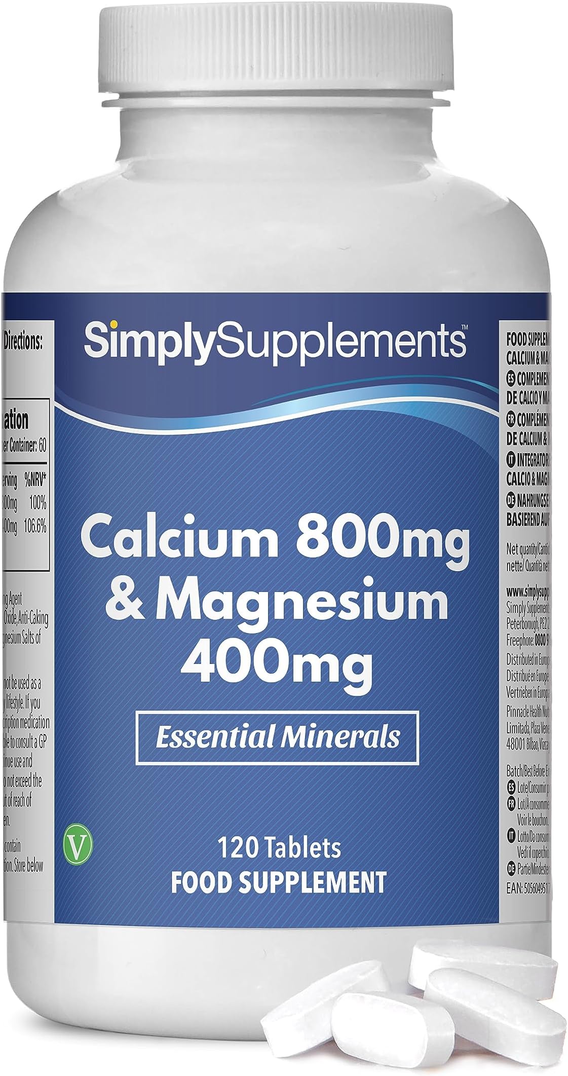 Calcium 800mg & Magnesium 400mg