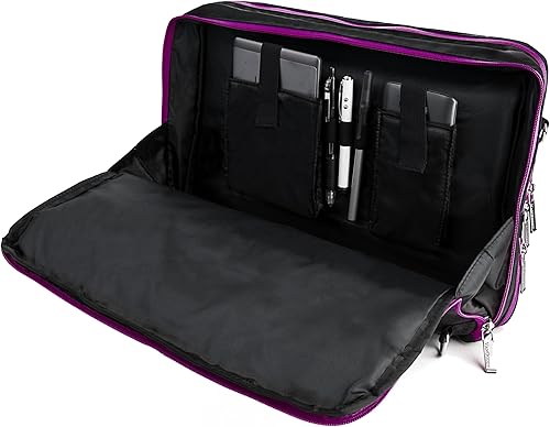 Miniatura 6 de Vangoddy El Prado 3 en 1 10" 12" Mochila bandolera para portátil (morado negro)