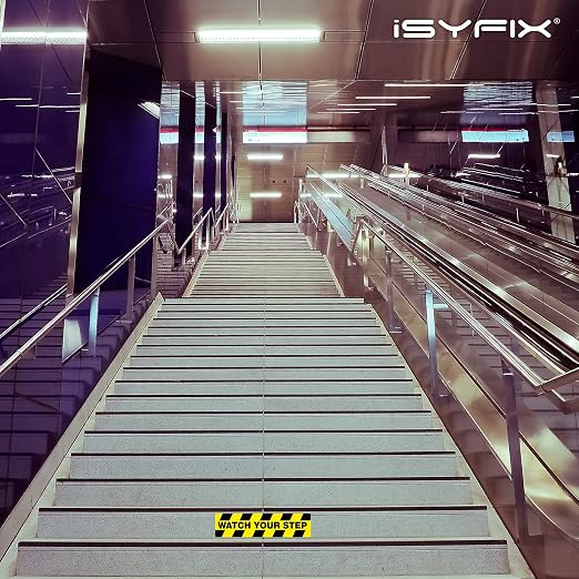 iSYFIX Pegatinas Piso 20x5 Pulg, 6 Unidades miniatura 5