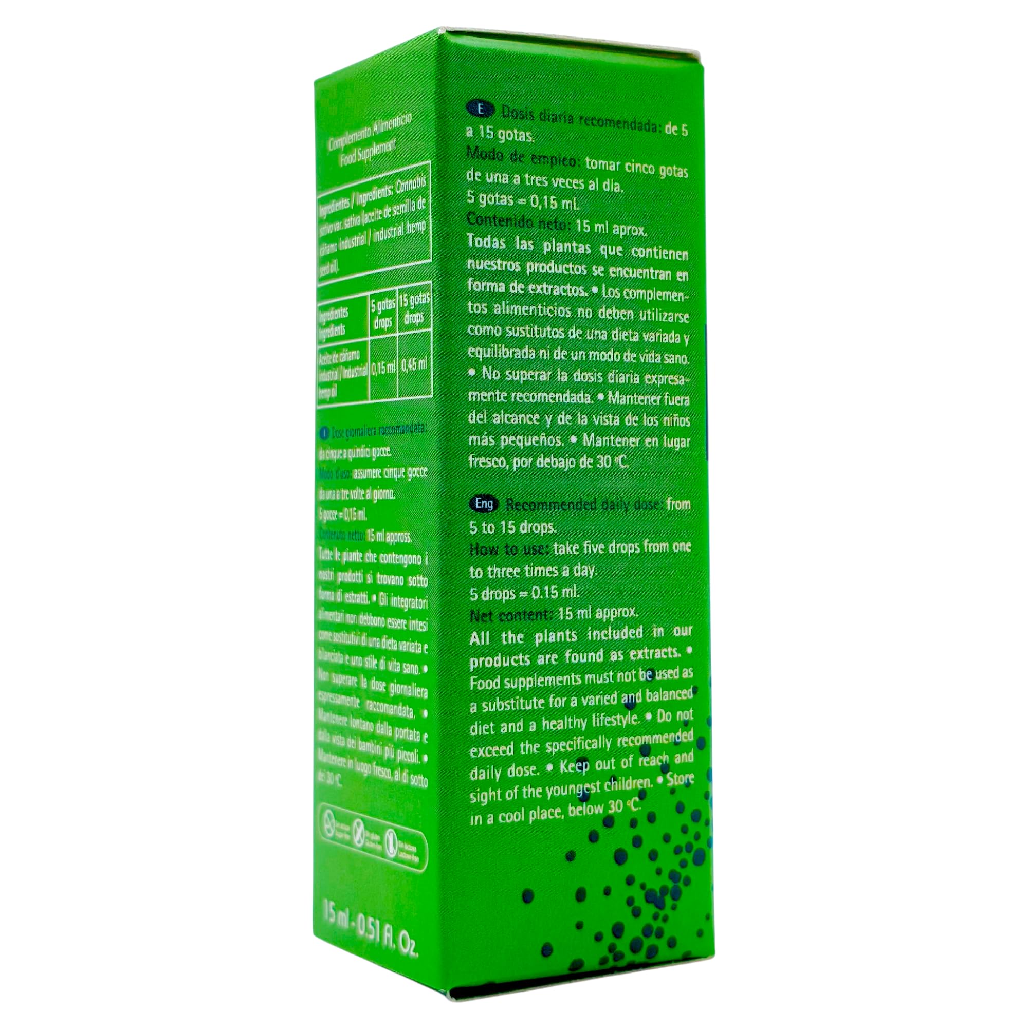 Tegor Cannabidol Aceite 15ml - Aceite de Cáñamo Natural para Relajación Muscular y Articular - Alivio de Tensiones y Bienestar General - Rico en Ácidos Grasos Esenciales - Formato Gotero