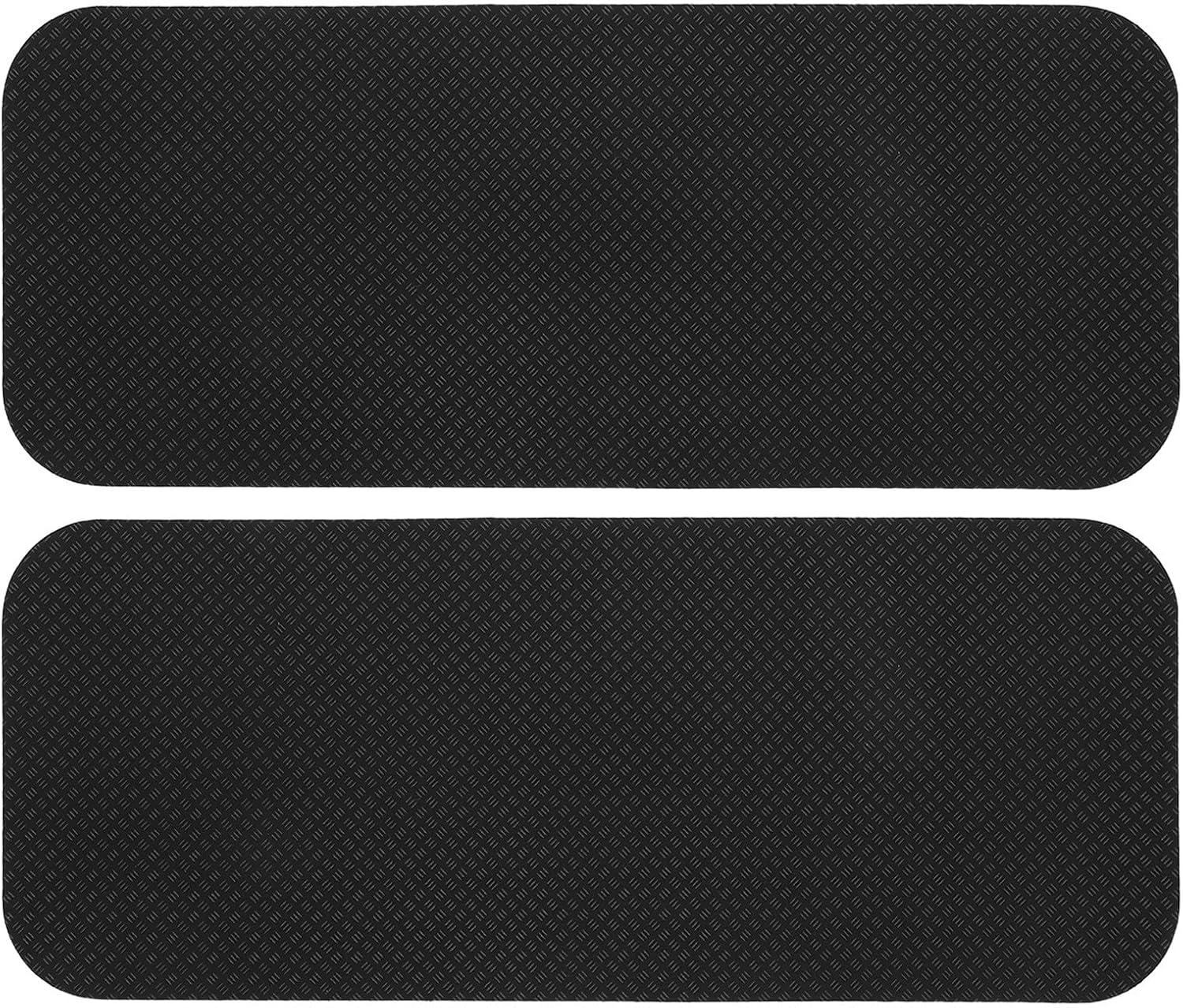 2pcs Stationary Bike Mat Non Slip Gym Mat 27. 6x11 for Exercise Equipment Floor Pad Shock Absorbing Pad for Indoor Cycling and Treadmill Use in Home Gym