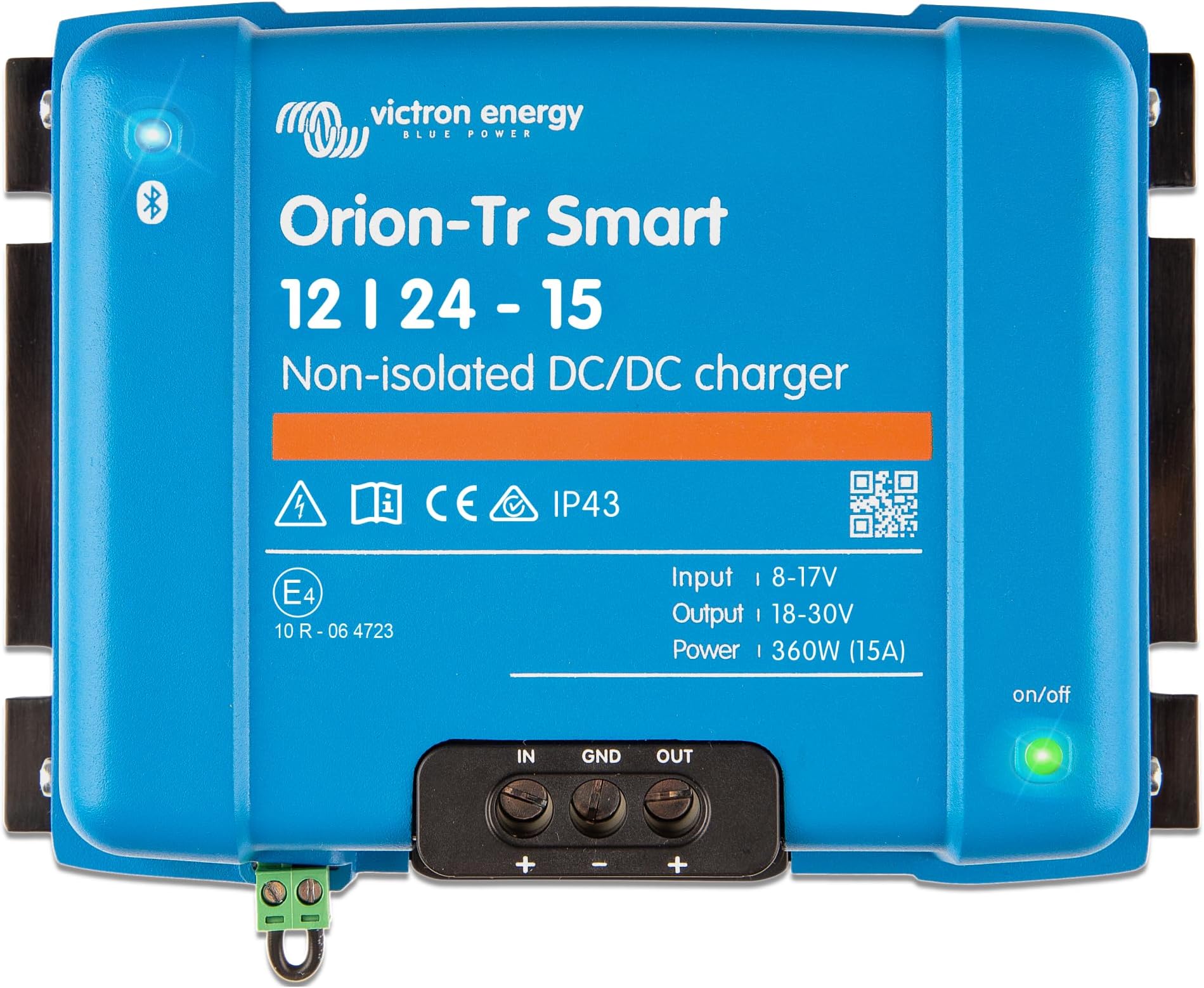 Orion-Tr Smart 12/24-Volt 15 amp 360-Watt DC-DC Charger Non-Isolated (Bluetooth)