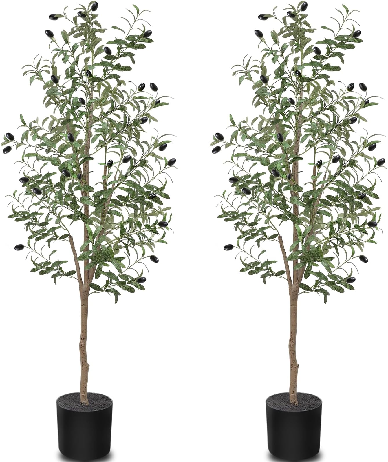 Fosun Faux Olive Tree 6FT Artificial Olive Tree with