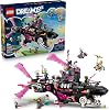 LEGO DREAMZZz Nightmare Shark Submarine 71500-9 Years and Above Creative Toy Making Set Including Shark and Submarine for Sea Enthusiast Children, Birthday Gift 1413 Pieces