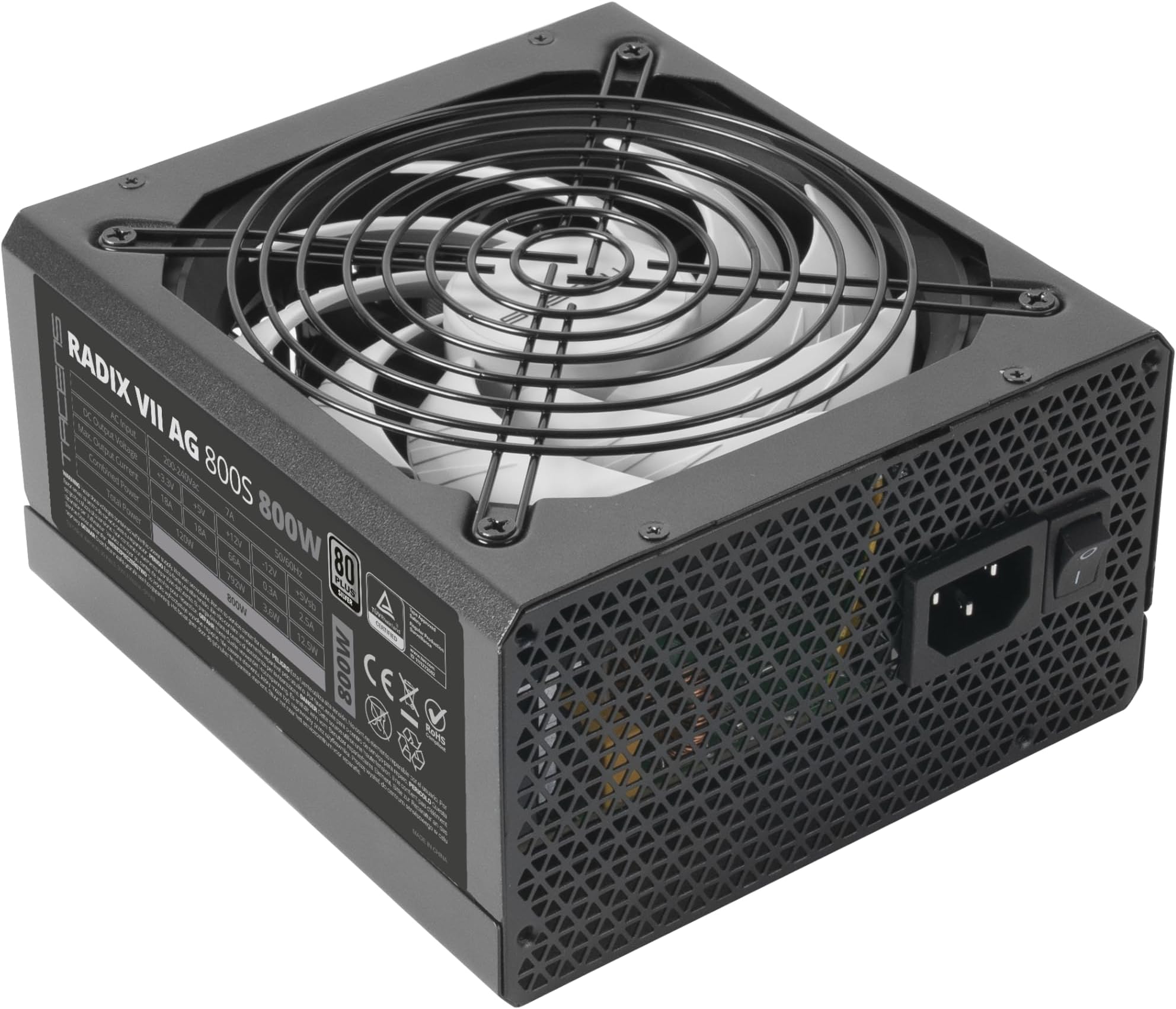 Mars Gaming MPZE750M, Alimentation Full Modulaire 750W ATX, 10 Ans