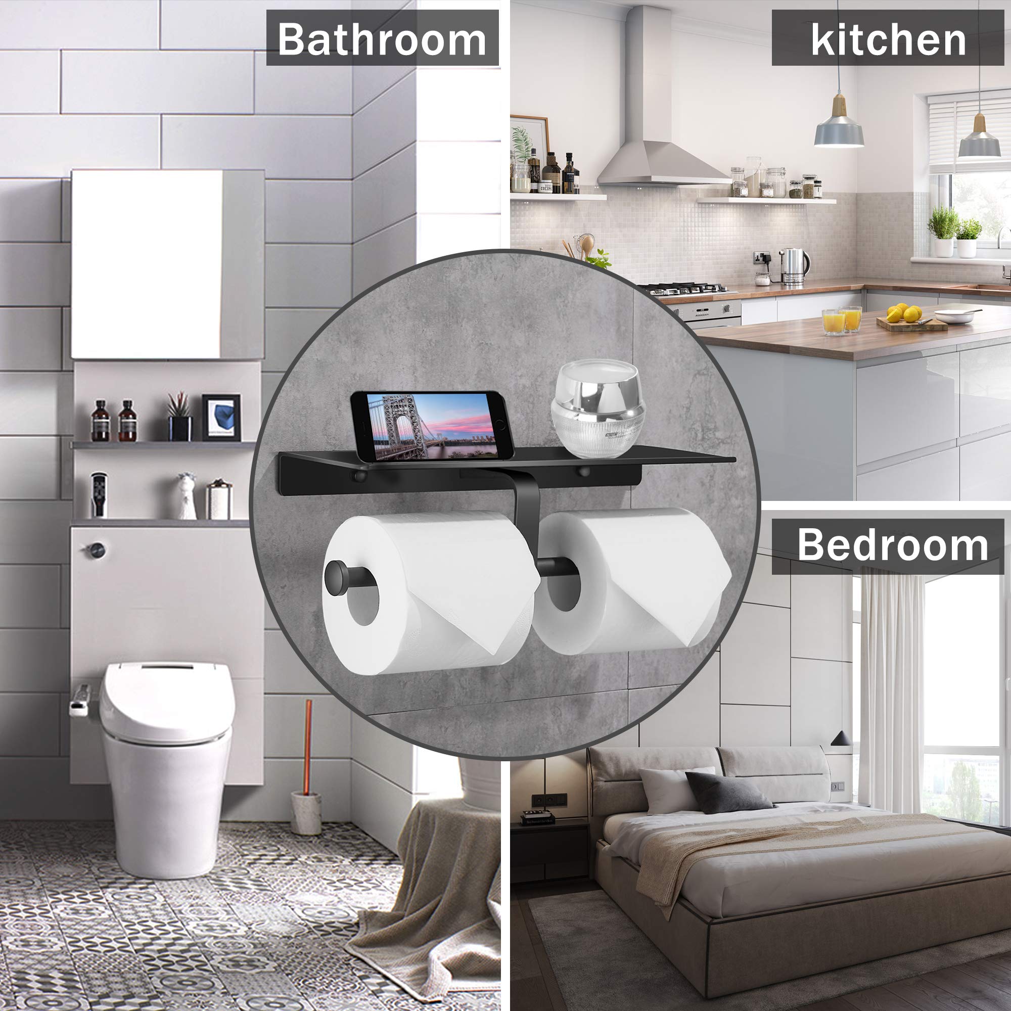 Gricol doble rollo de papel higiénico espacio aluminio ...