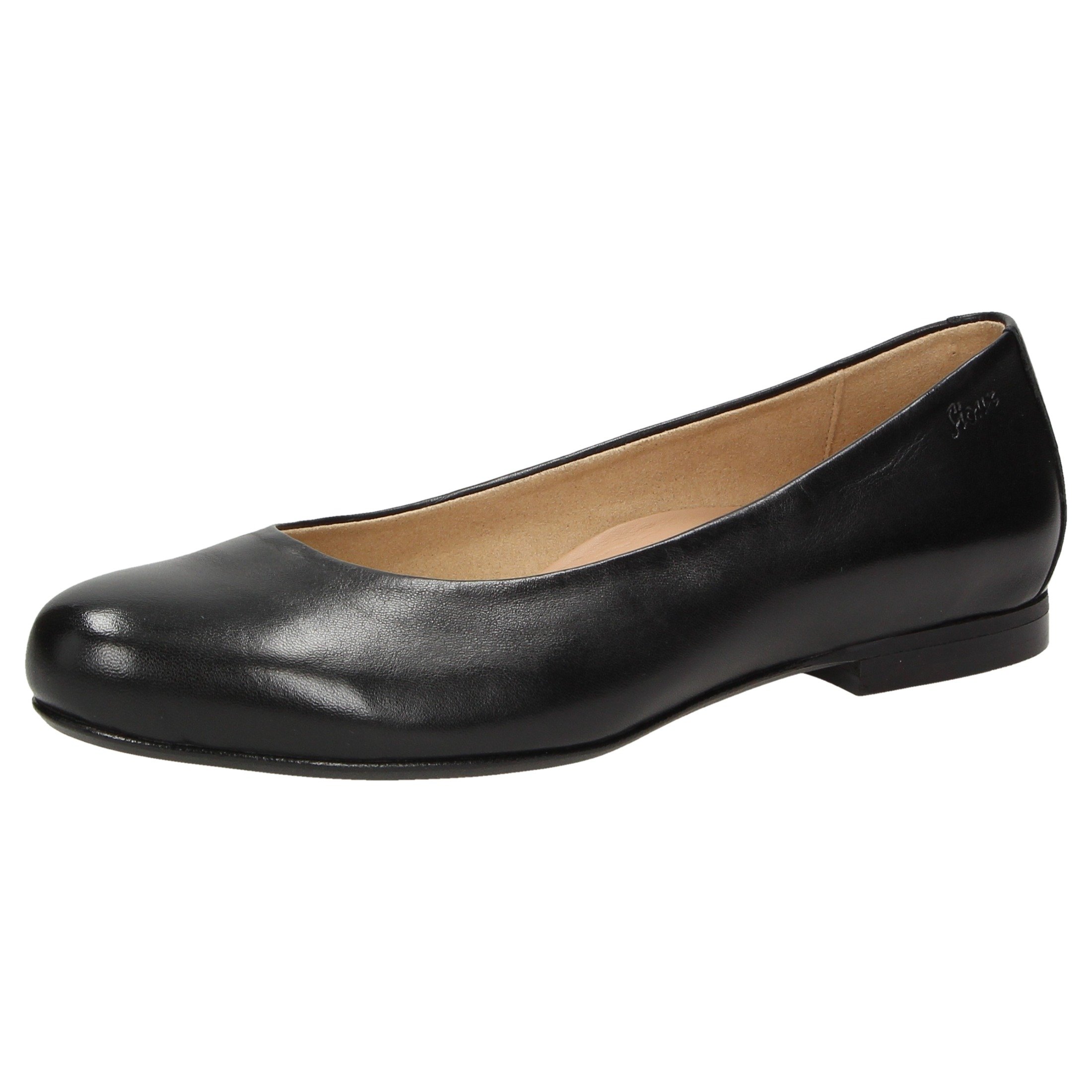 Sioux Hermina, Women’s Closed Toe Ballet Flats, Black (Schwarz 62130), 4 UK (37 EU)