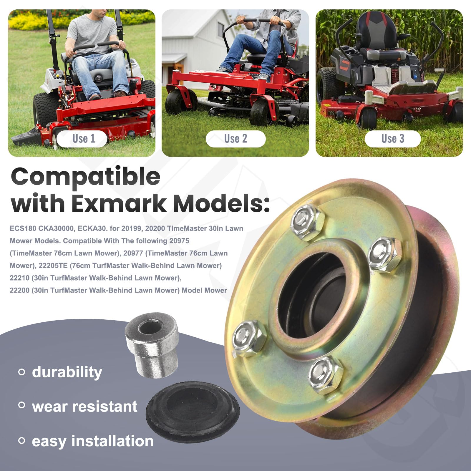 Pulley Toro Model 20199 Parts Toro Timemaster 30 Belts 2PK Genuine